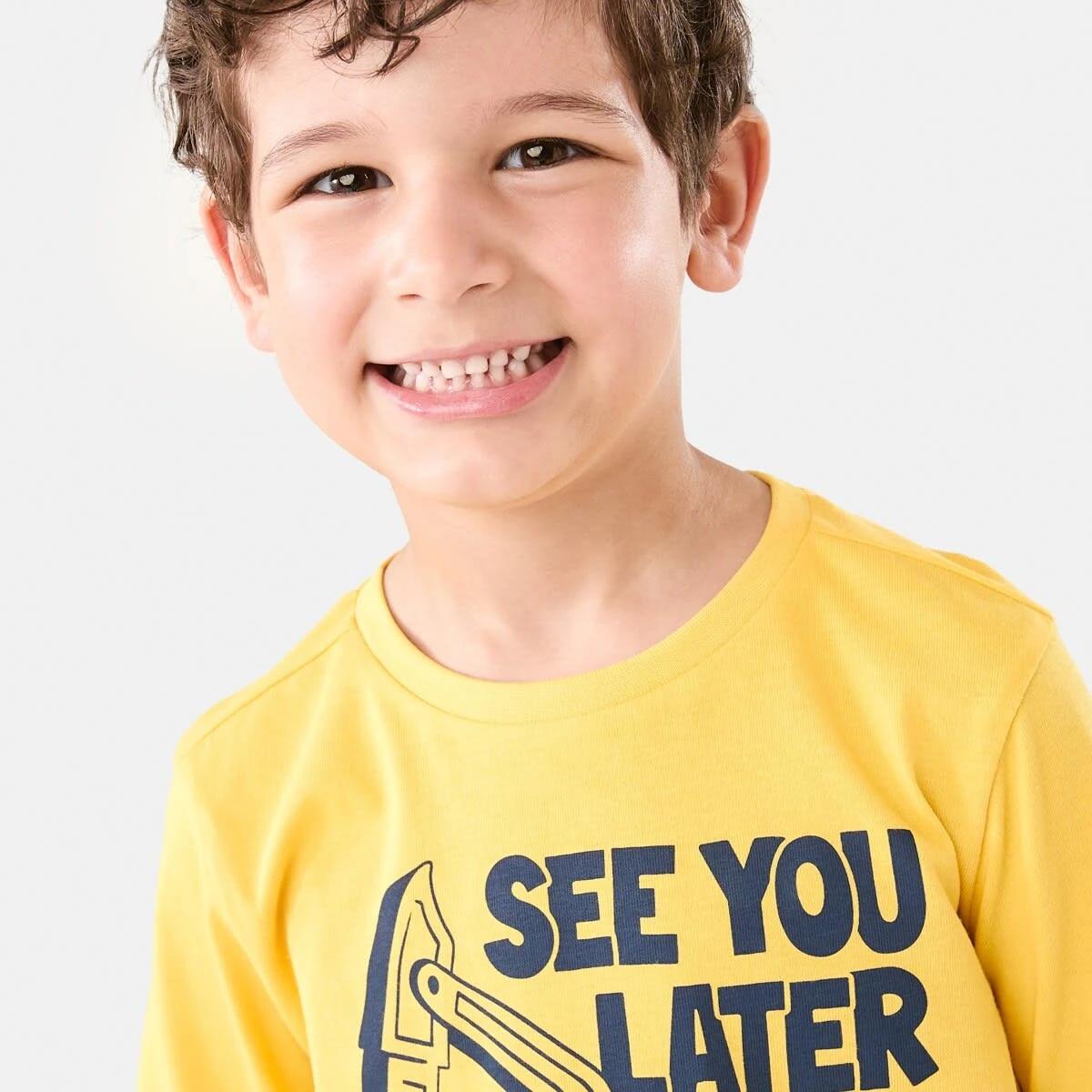 3 Long Sleeve Print T-shirt Ylw Digger, 3 of 8