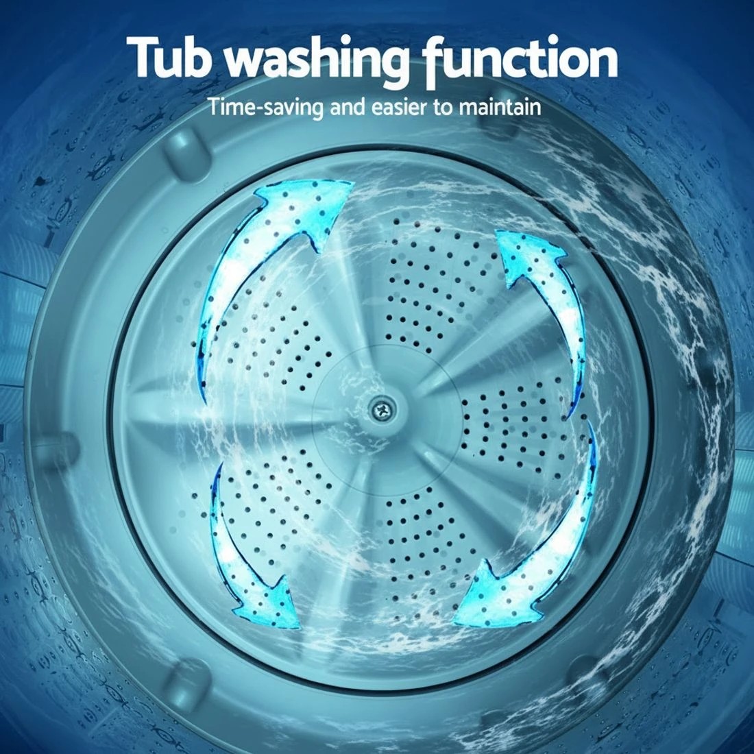 5 Devanti 6kg Top Load Washing Machine - White, 5 of 6