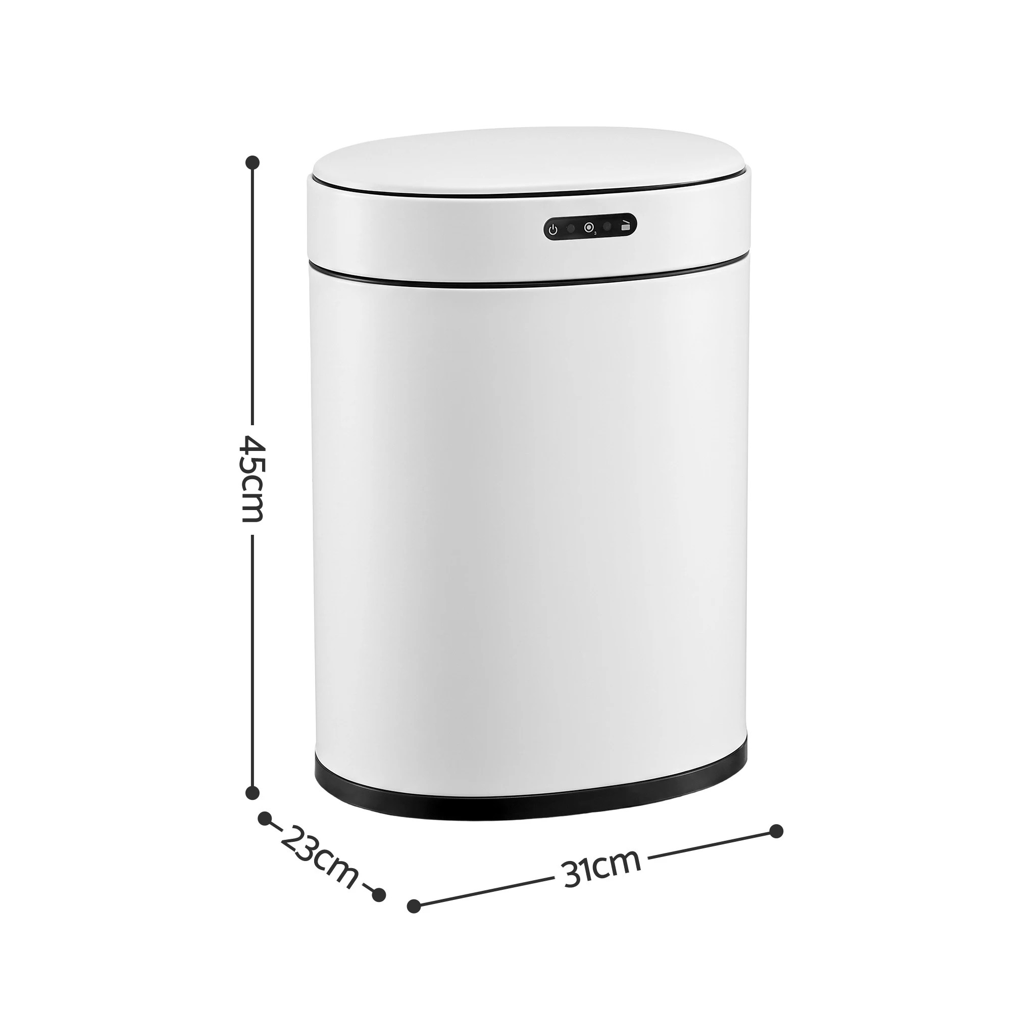 Devanti 20L Automatic Sensor Rubbish Bin Touchless Stainless Steel ...