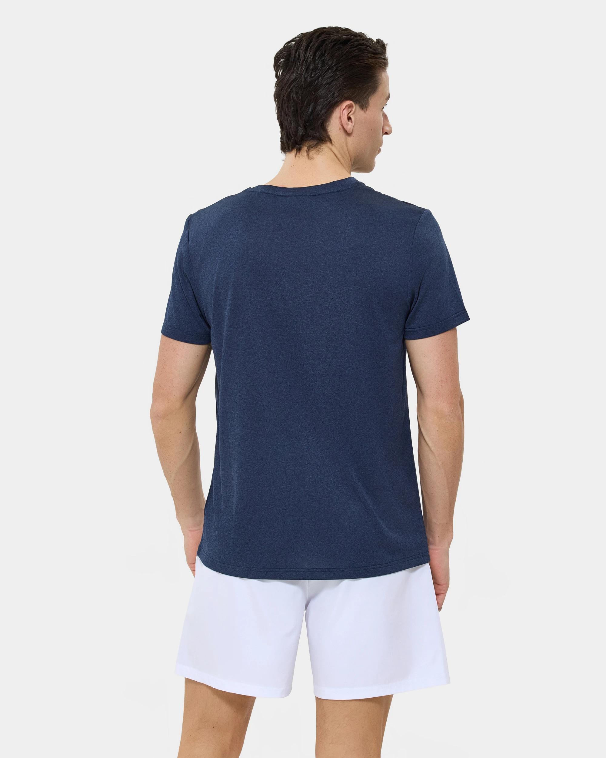 4 Flint Quick Dry Short Sleeve T-shirt Navy - Fila NAVY, 4 of 5