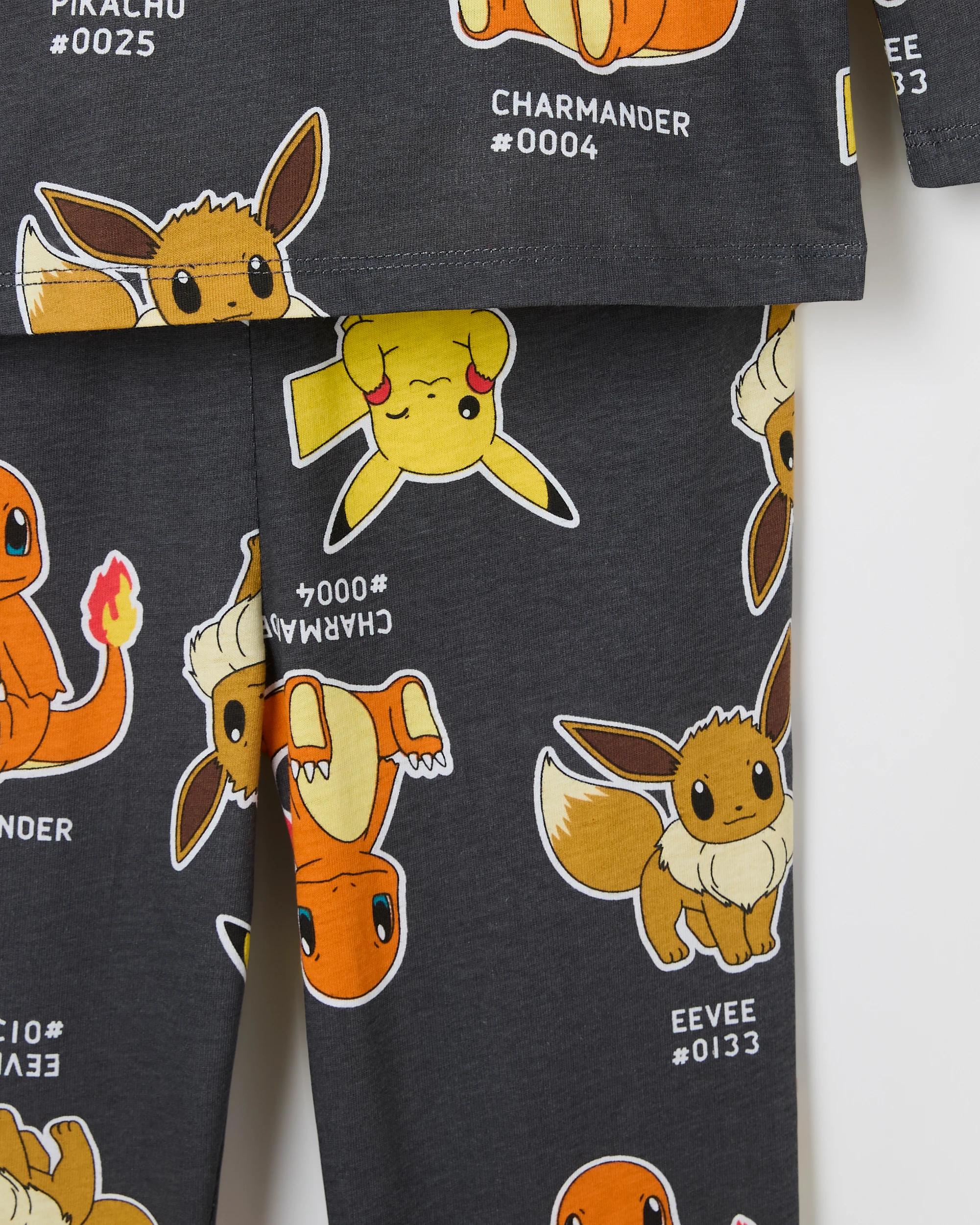 7 Pokemon Younger Boys Top & Pants Knit Pyjama Set POKEMON, 7 of 7