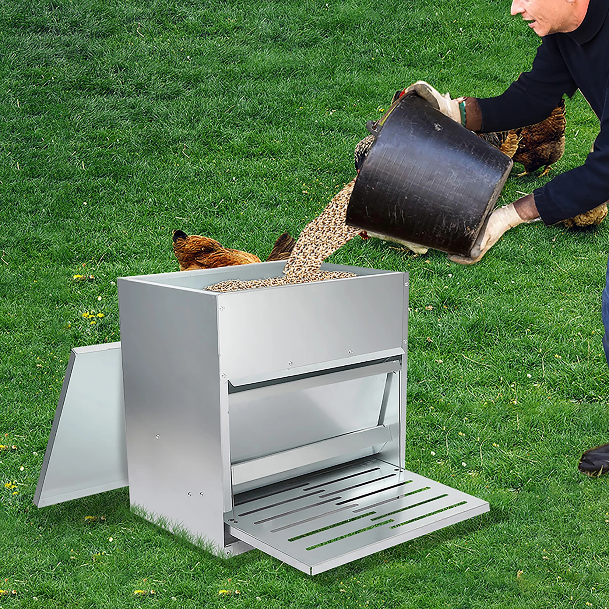 7 Pawz 10kg Auto Automatic Chicken Feeder, 7 of 9