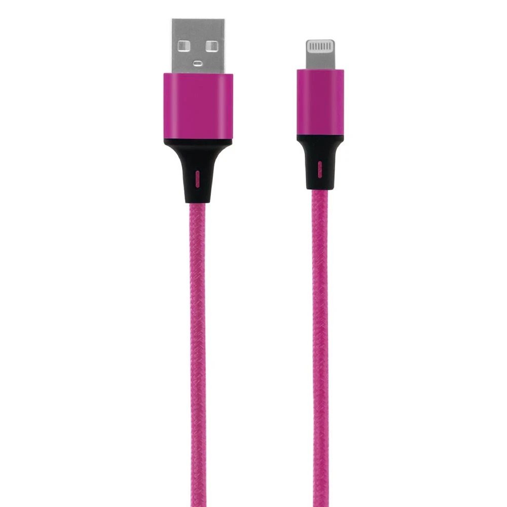 3 Otto Lightning Charger Cable 2m Pink, 3 of 5