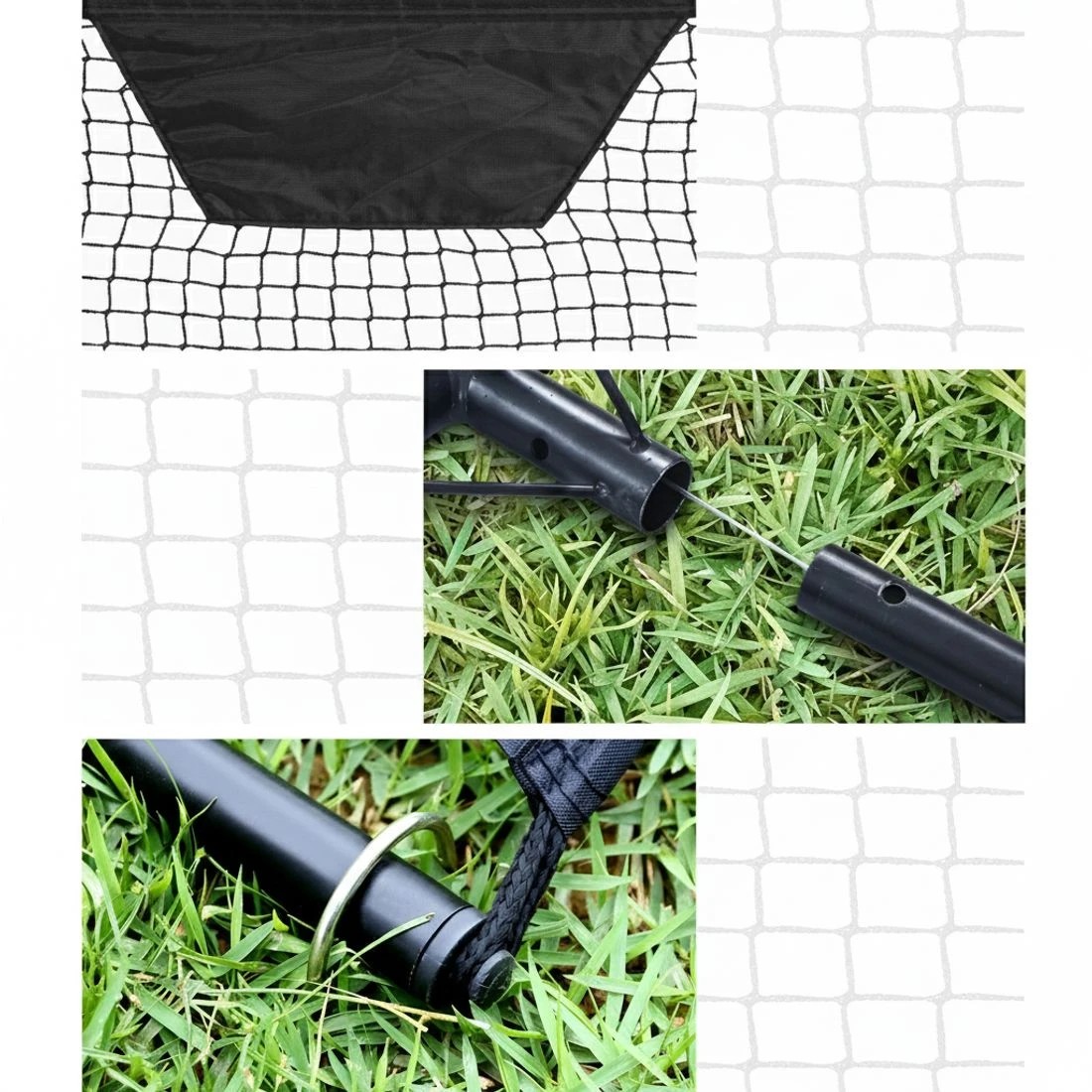 4 Everfit 2.1m Football Soccer Net Portable Goal Net Rebounder Sports Training - Black, 4 of 6