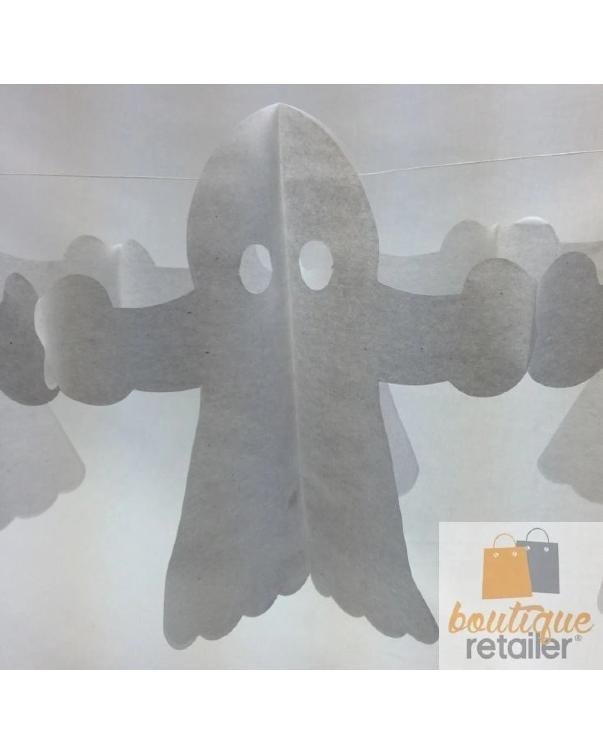 4 BR Costumes Halloween Paper Garland with Ghost Design, 1.8m Party Decoration, 4 of 5