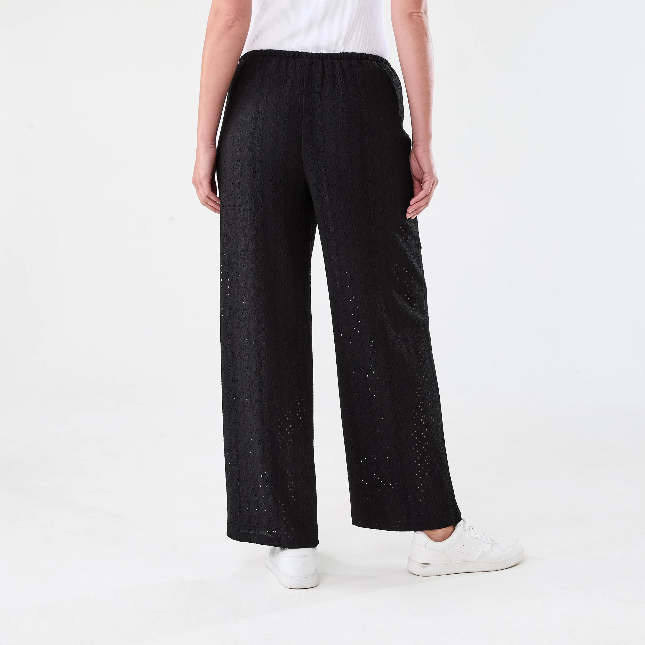 3 Broderie Pants Black, 3 of 5