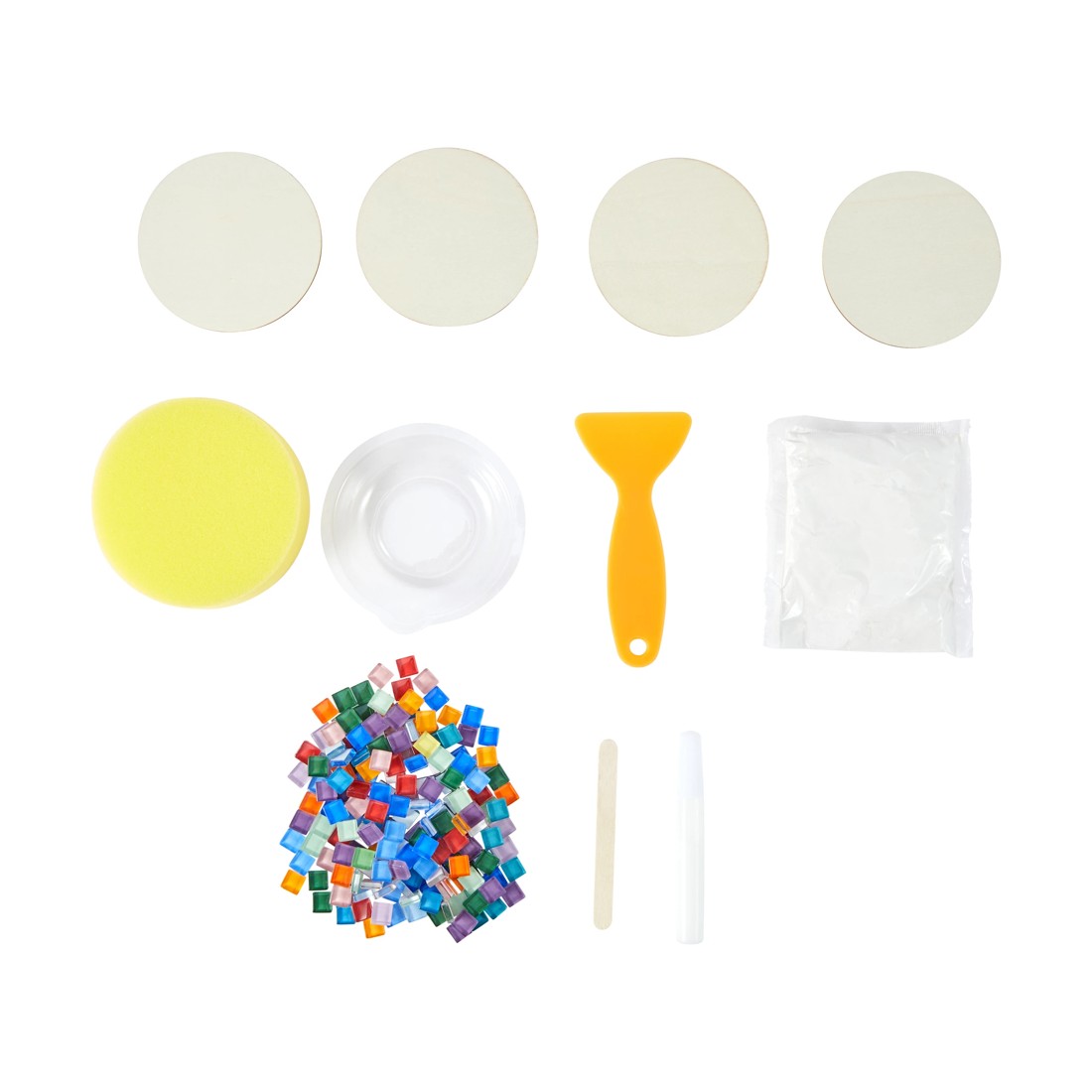 2 DIY Mosaic Coasters Craft Kit, 2 of 3