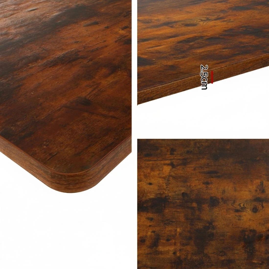 4 Artiss Standing Desk Motorised Electric Dual Motor 140CM Rustic - Brown, 4 of 6