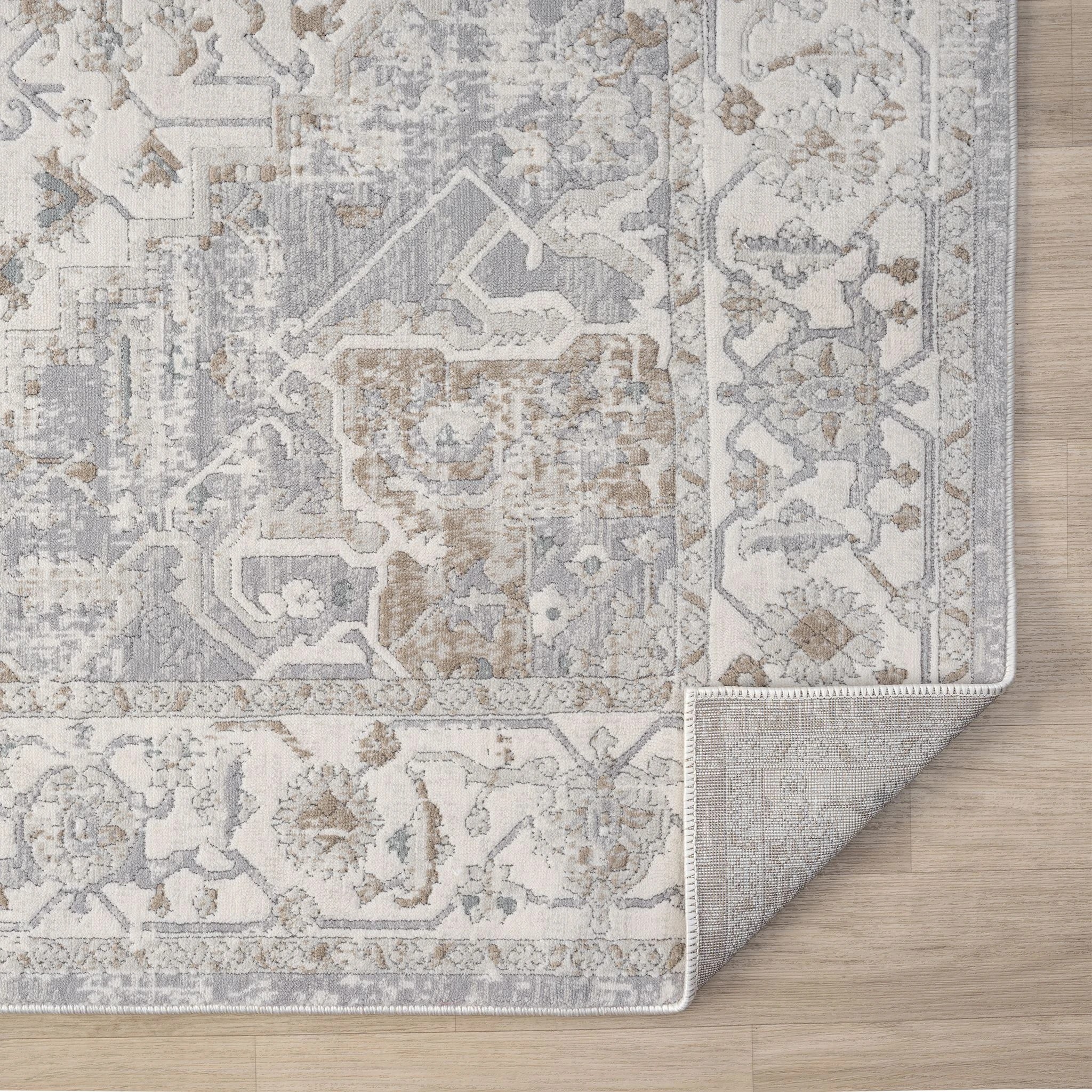 8 La Grace Home Adriano Premium Rug - 240x330cm - Frost, 8 of 10