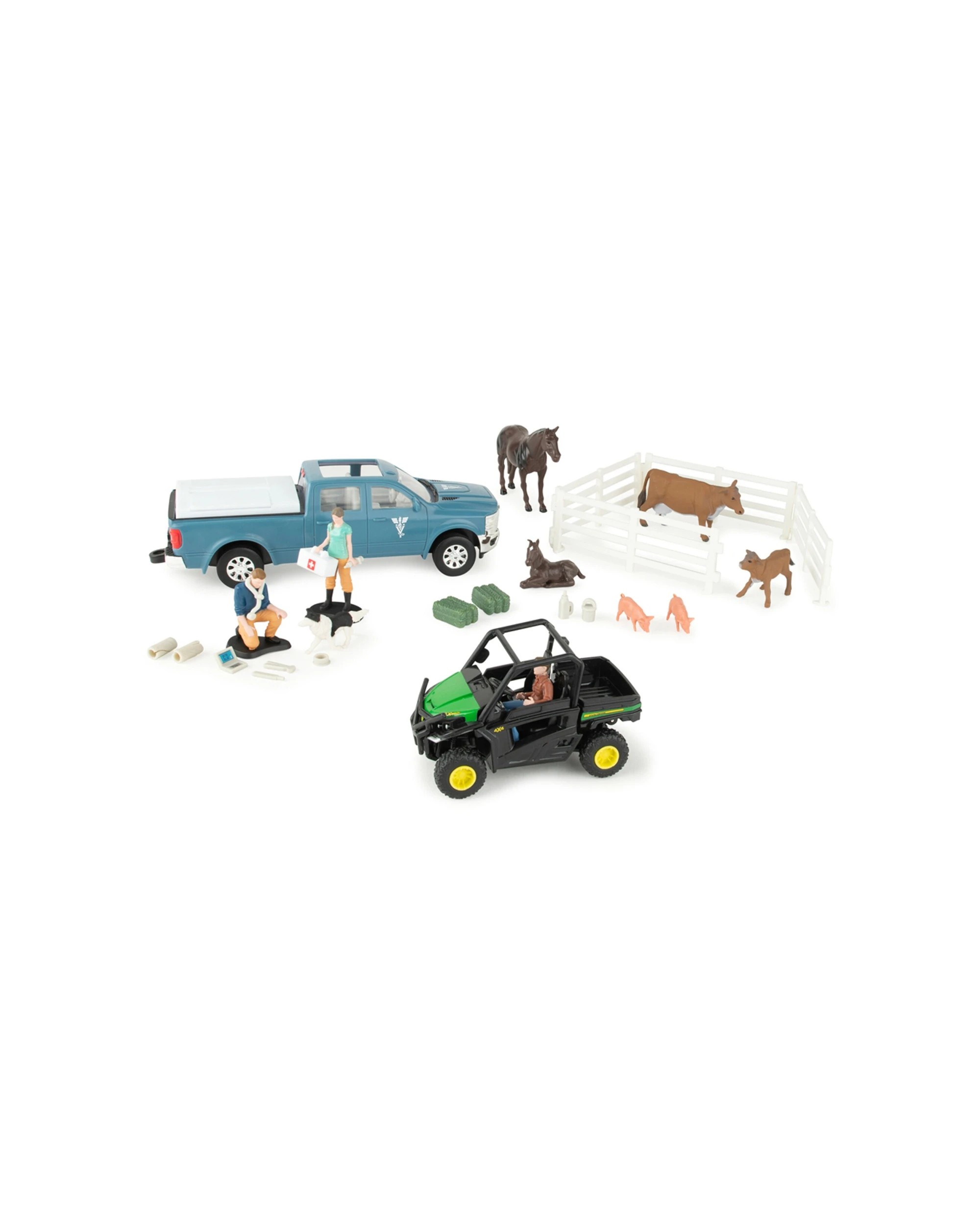 5 John Deere 30pc 1:32 On The Farm Vet Set Kids Children Toy Playset - Multi, 5 of 8