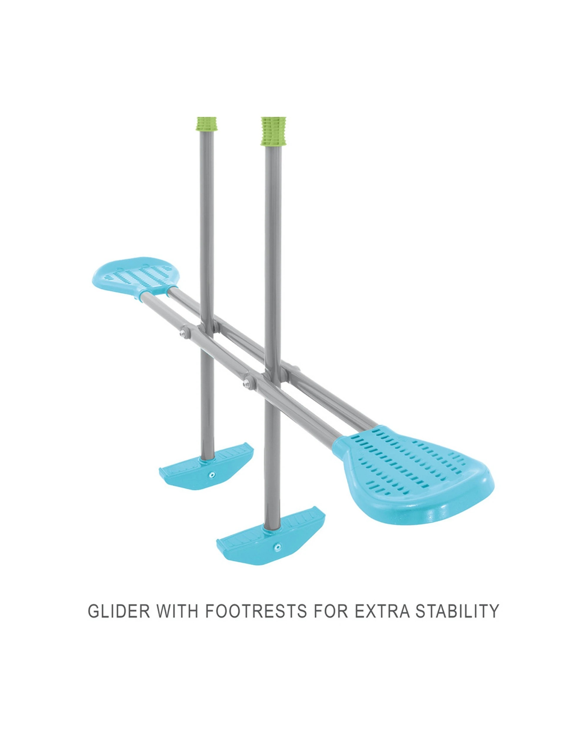 3 Intex Four Feature Steel Swing Set With Glider And Trapeze For Kids 3 Years Plus - Grey, 3 of 7