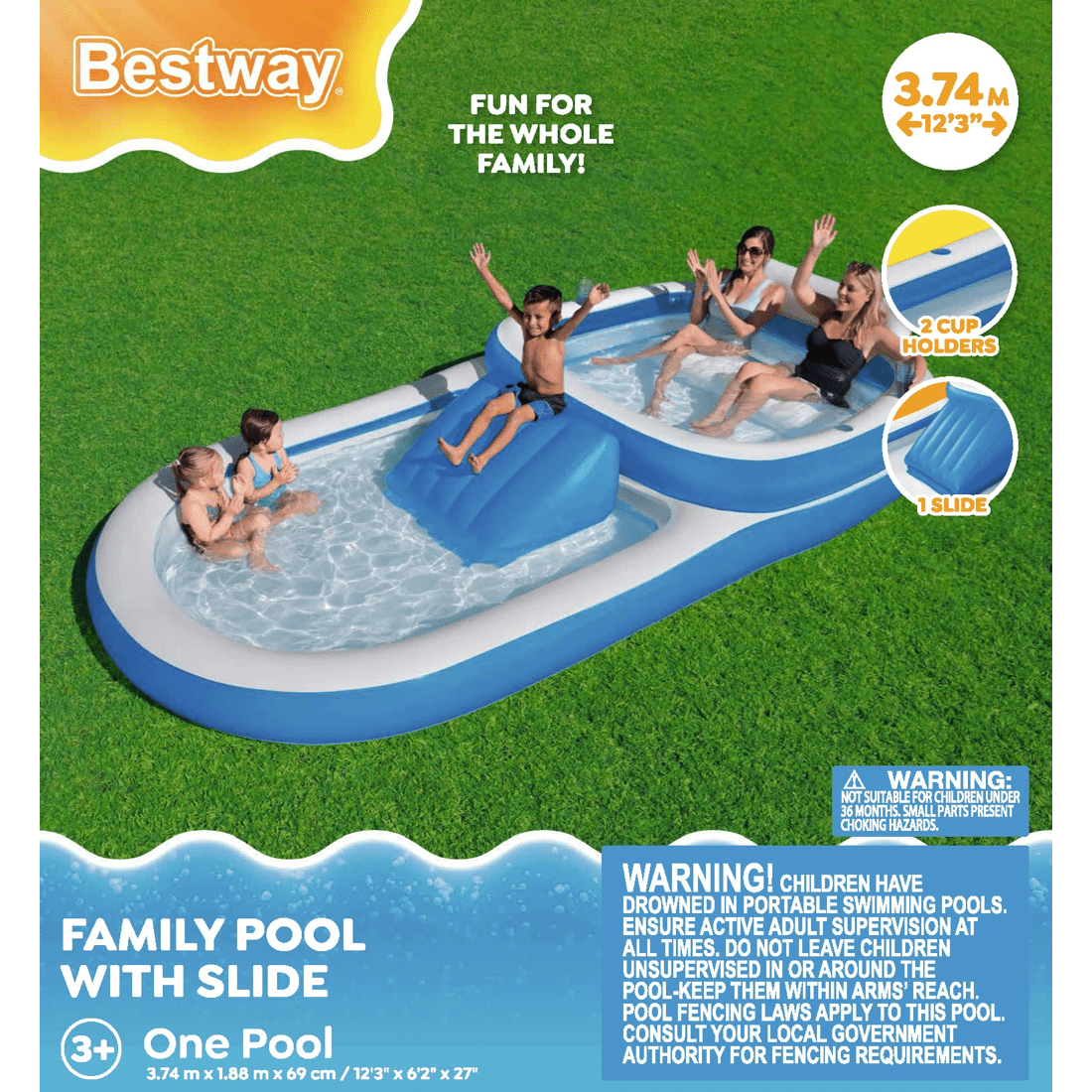 7 Bestway Family Pool with Slide, 7 of 7