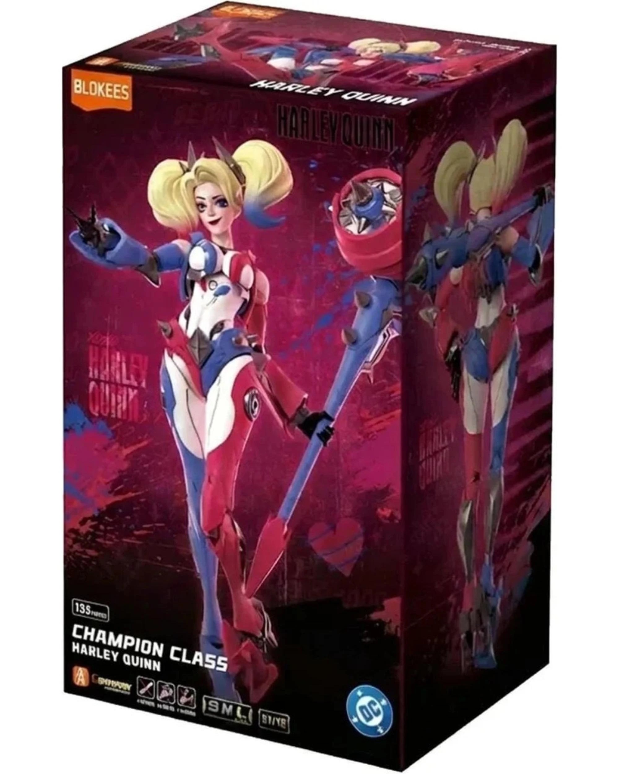 1 Blokees DC Champion Class 04 Harley Quinn Model Kit, 1 of 3