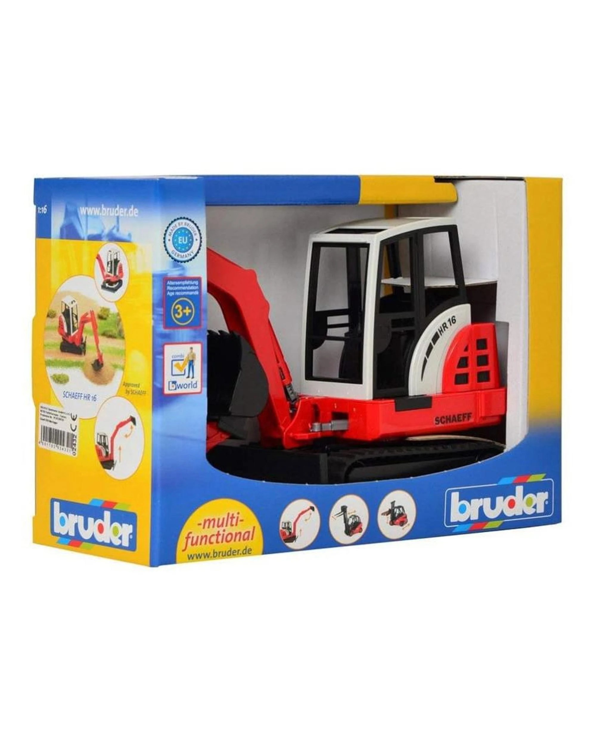 1 Bruder Shaeff HR16 Mini Excavator, 1 of 1