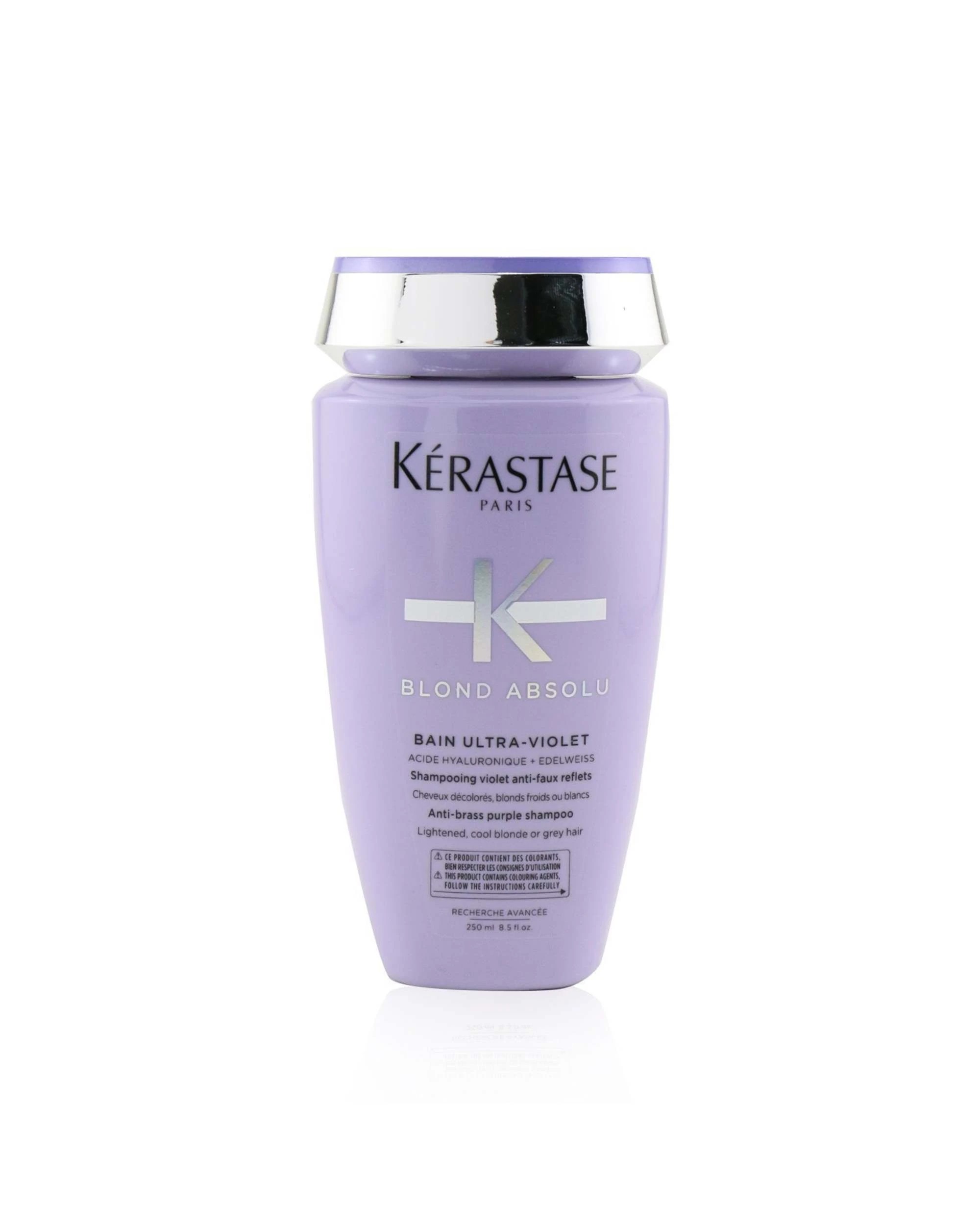 2 Kerastase Blond Absolu Bain Ultra-Violet Anti-Brass Purple Shampoo (Lightened, Cool Blonde or Grey Hair)  250ml/8.5oz, 2 of 4