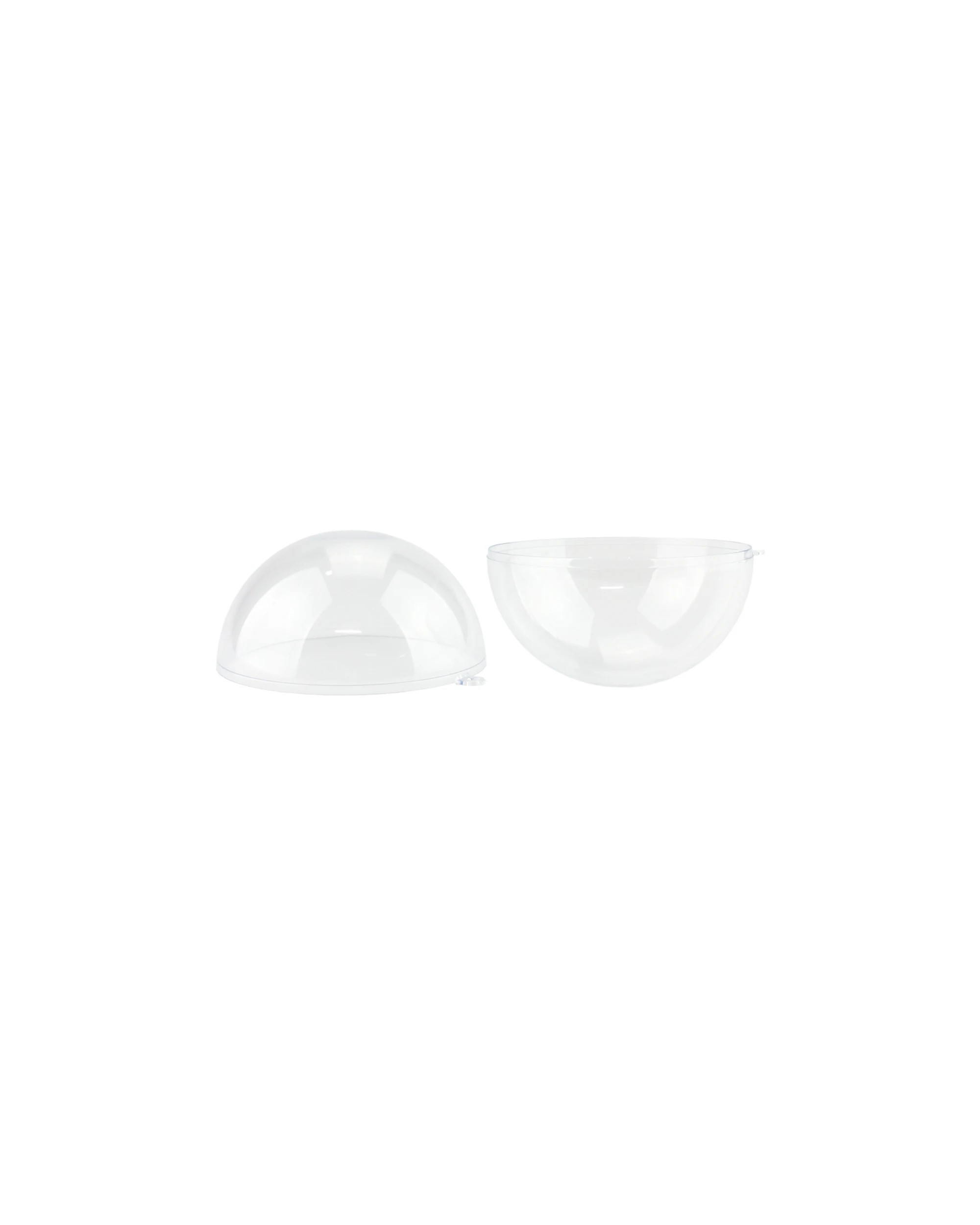 5 Partyrama Clear Plastic Fillable Bauble 6cm, 5 of 5