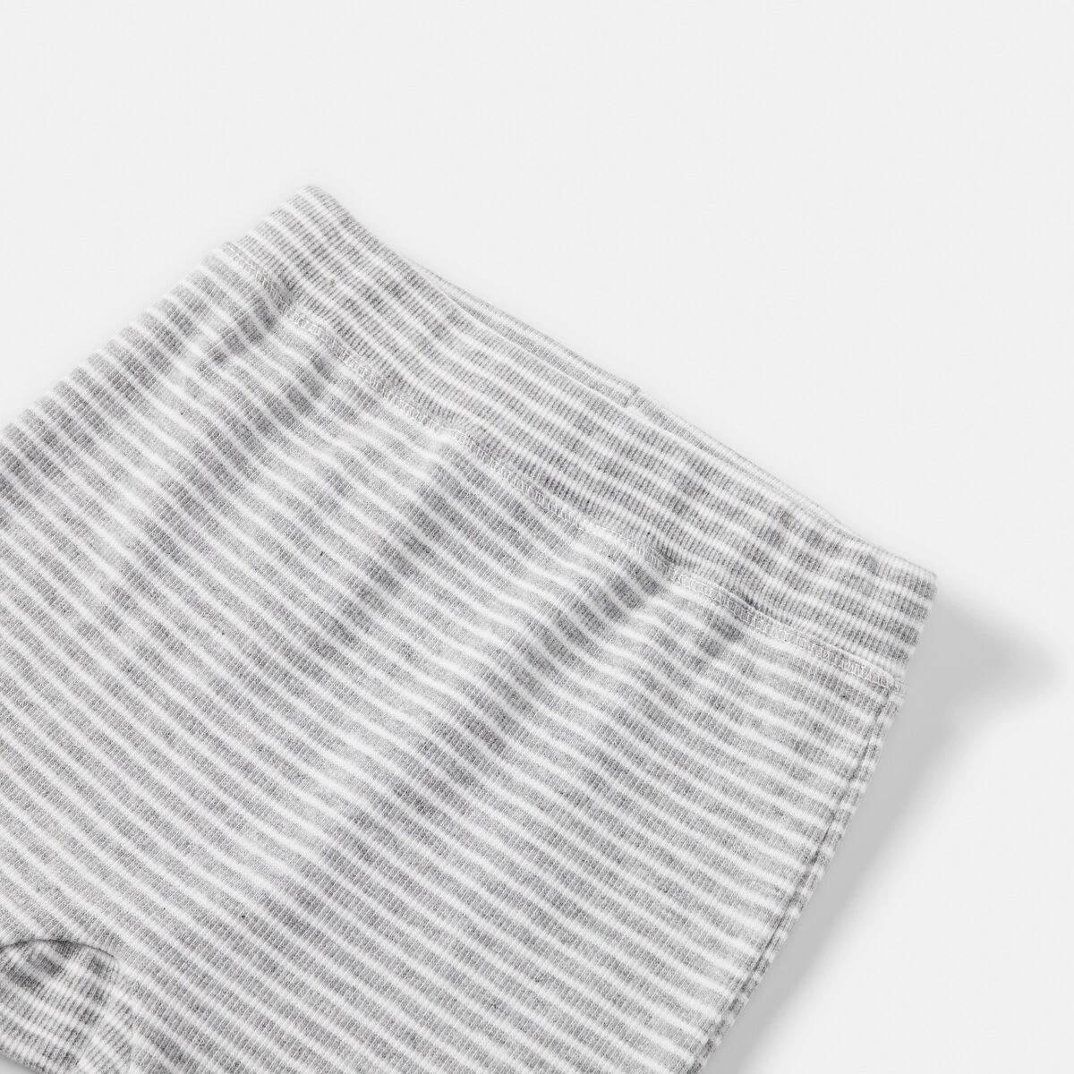 3 Stripe Rib Leggings Gry Stripe, 3 of 3