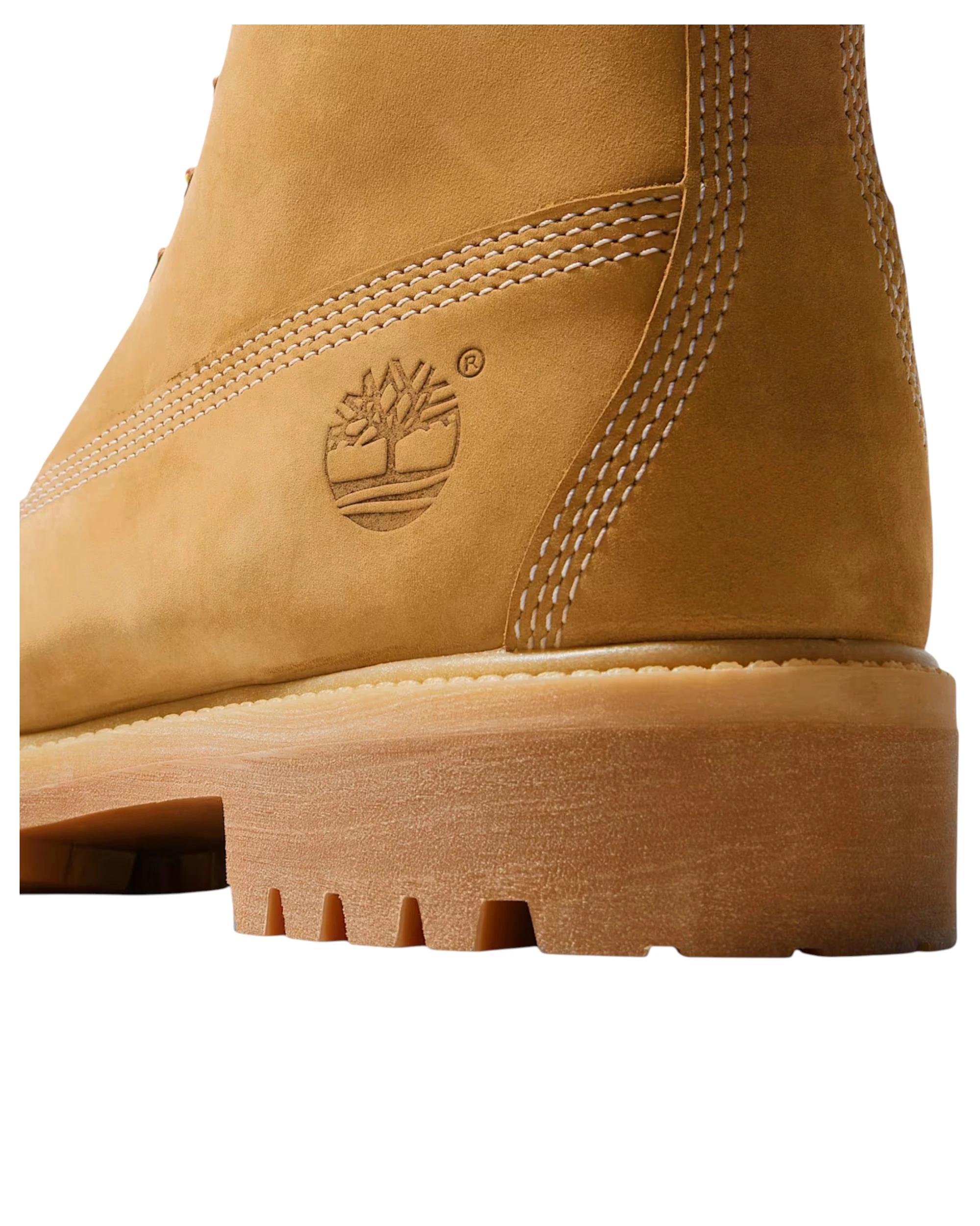 3 Timberland Mens 6-Inch Premium Waterproof Nubuck Wide Boot WHEAT, 3 of 6