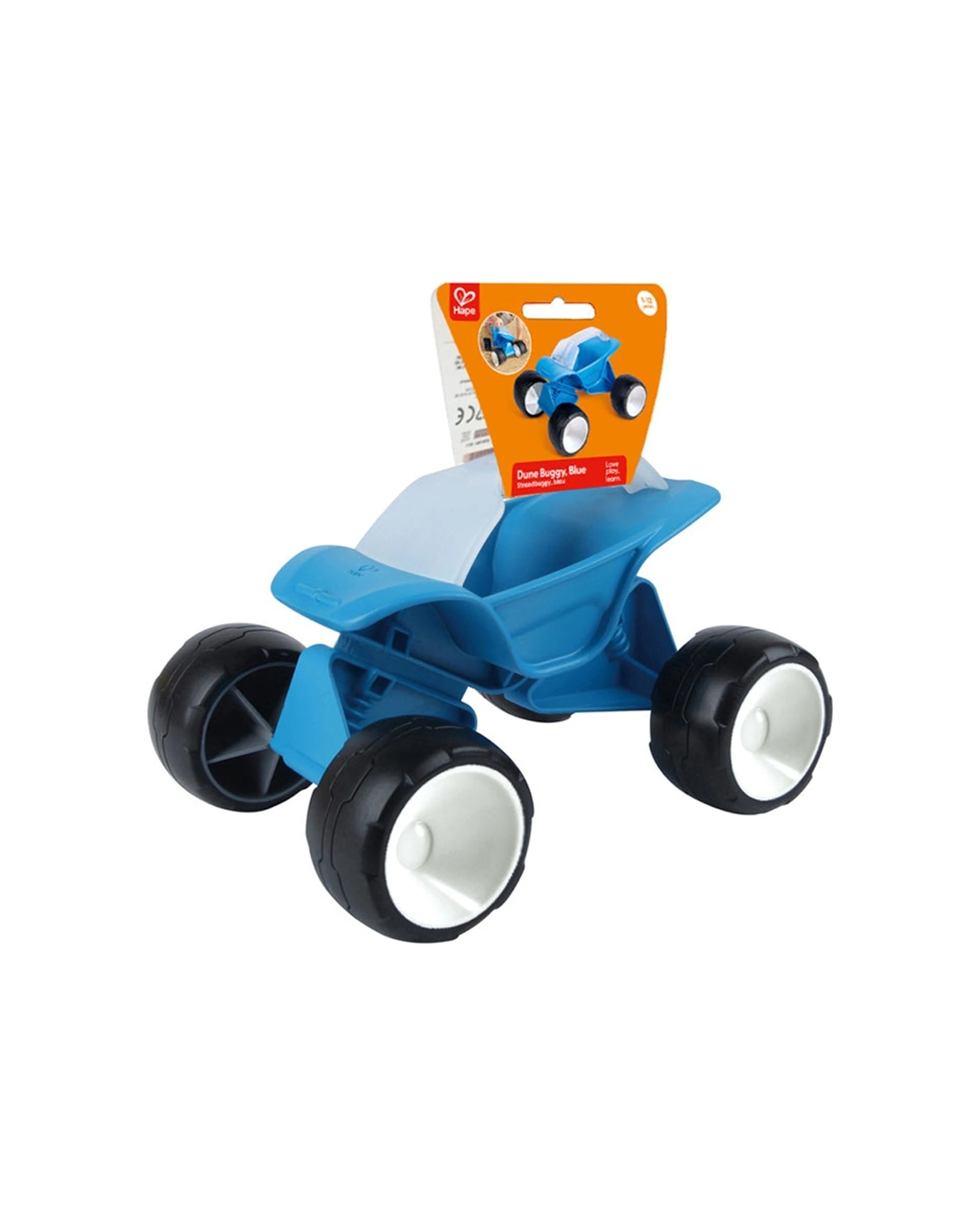 2 Hape Dune Buggy Outdoor Vehicle Play Toddlers Kids Toy Durable Plastic - Blue, 2 of 5