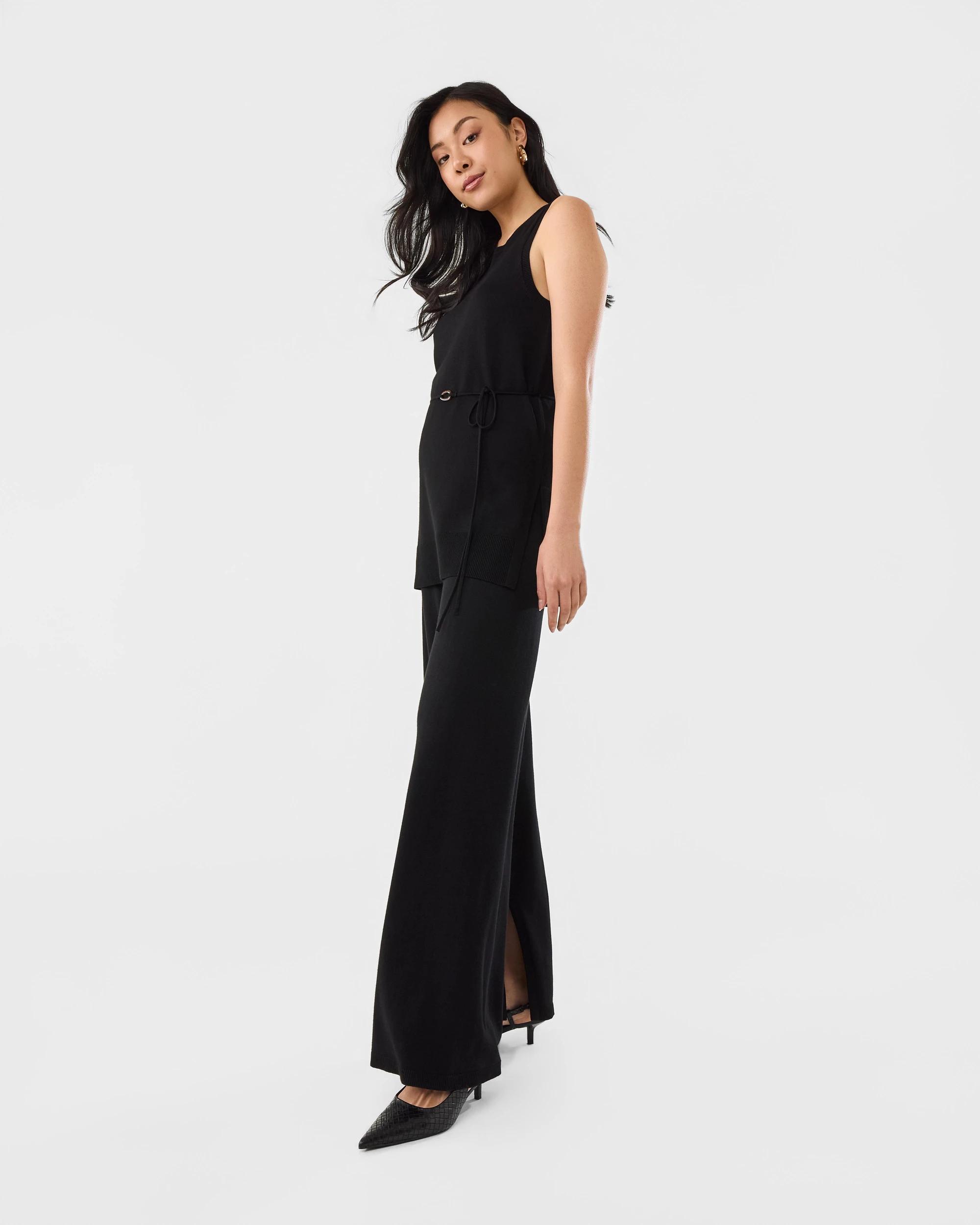 3 Sleeveless Tunic Top Black, 3 of 6