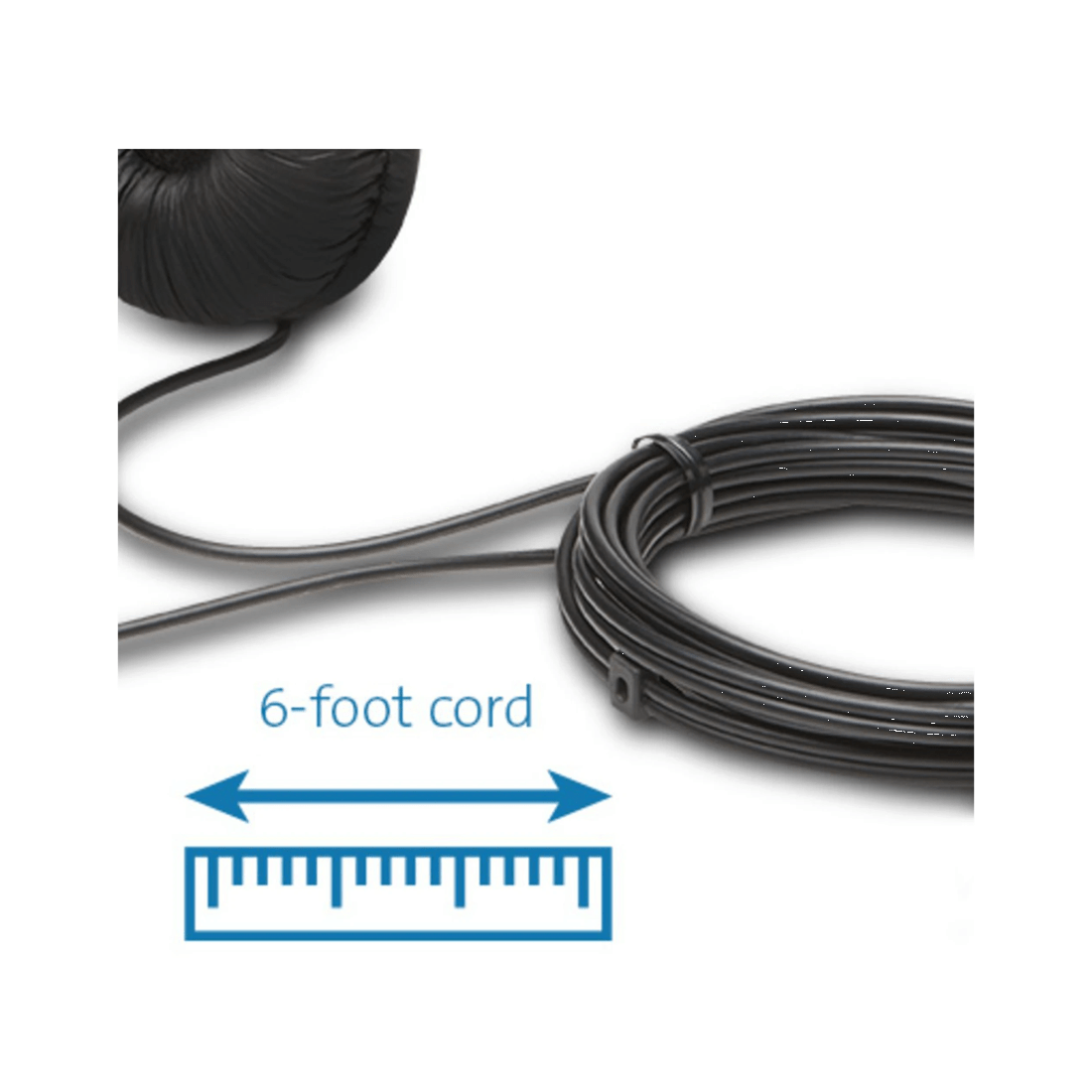 9 Kensington Hi-Fi Headphones Noise Cancelling Microphone Leatherette Ear Pads - Black, 9 of 9