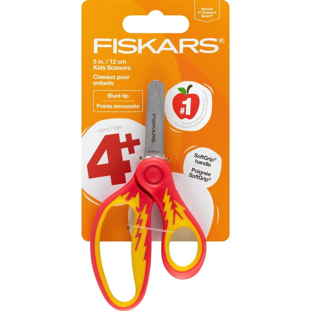 8 Fiskars Softgrip Blunt-tip Kids Scissors 5" Assorted, 8 of 8
