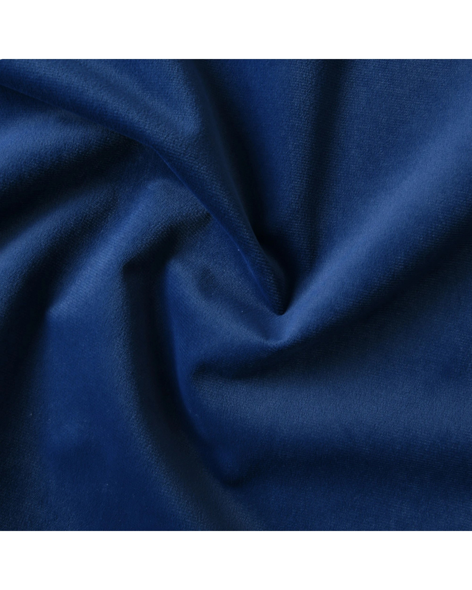 5 Cadence & Co. Byron Matte Velvet 100% Blockout Eyelet Curtain Twin Pack 225x223cm - Navy Blue, 5 of 5