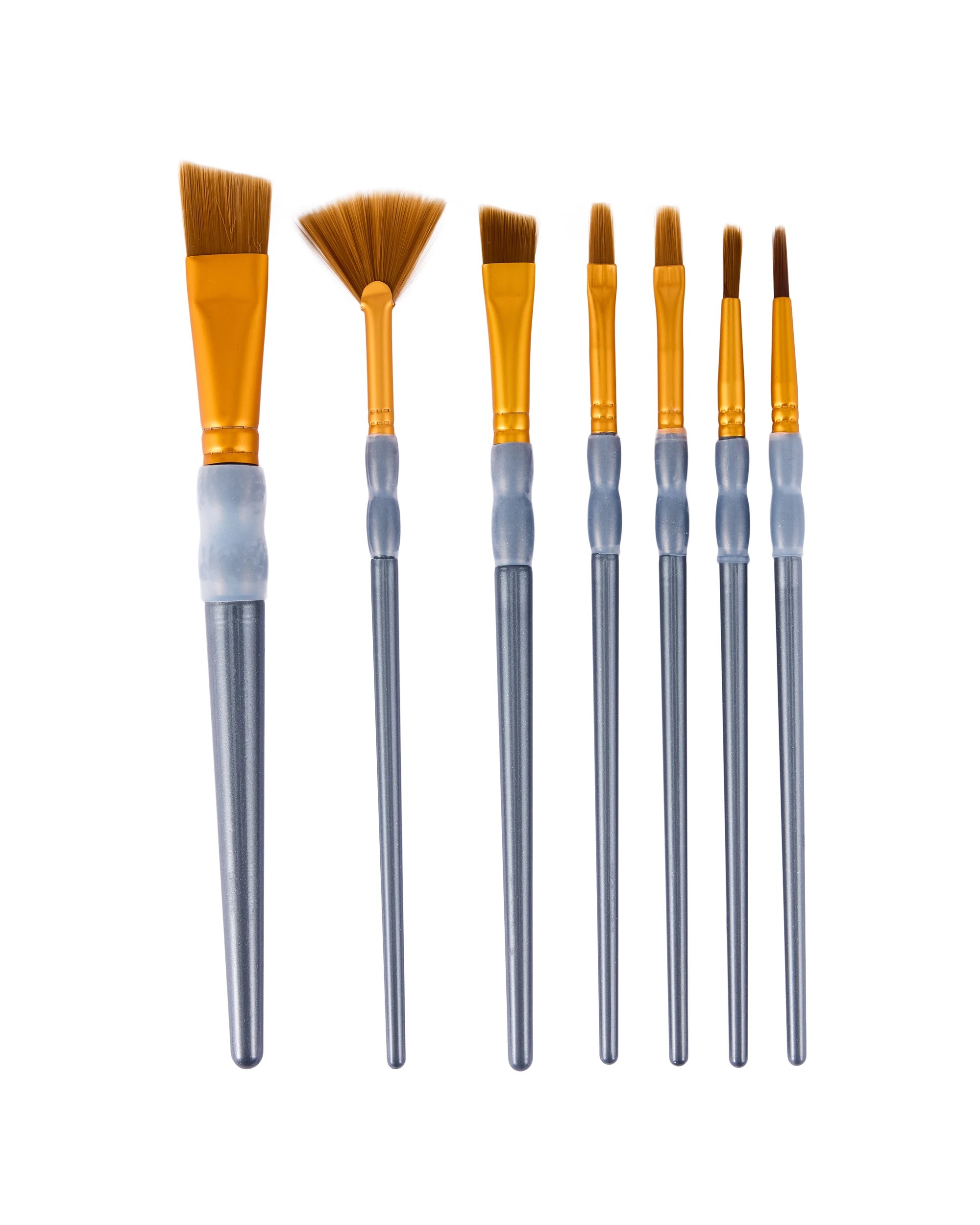 2 7 Piece Artist Grip Brush Set, 2 of 3