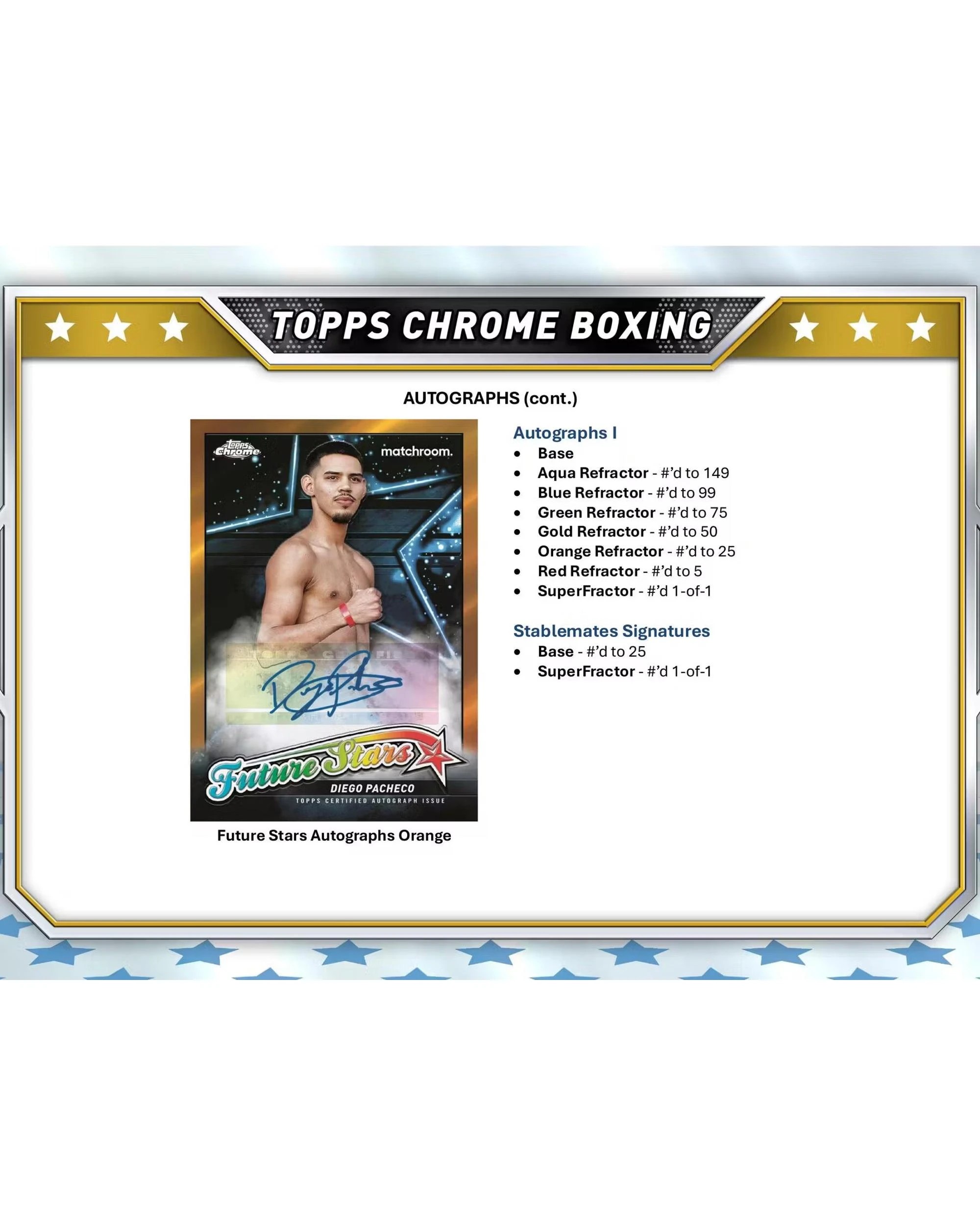 7 Topps 2024 Chrome Boxing Hobby Box, 7 of 10