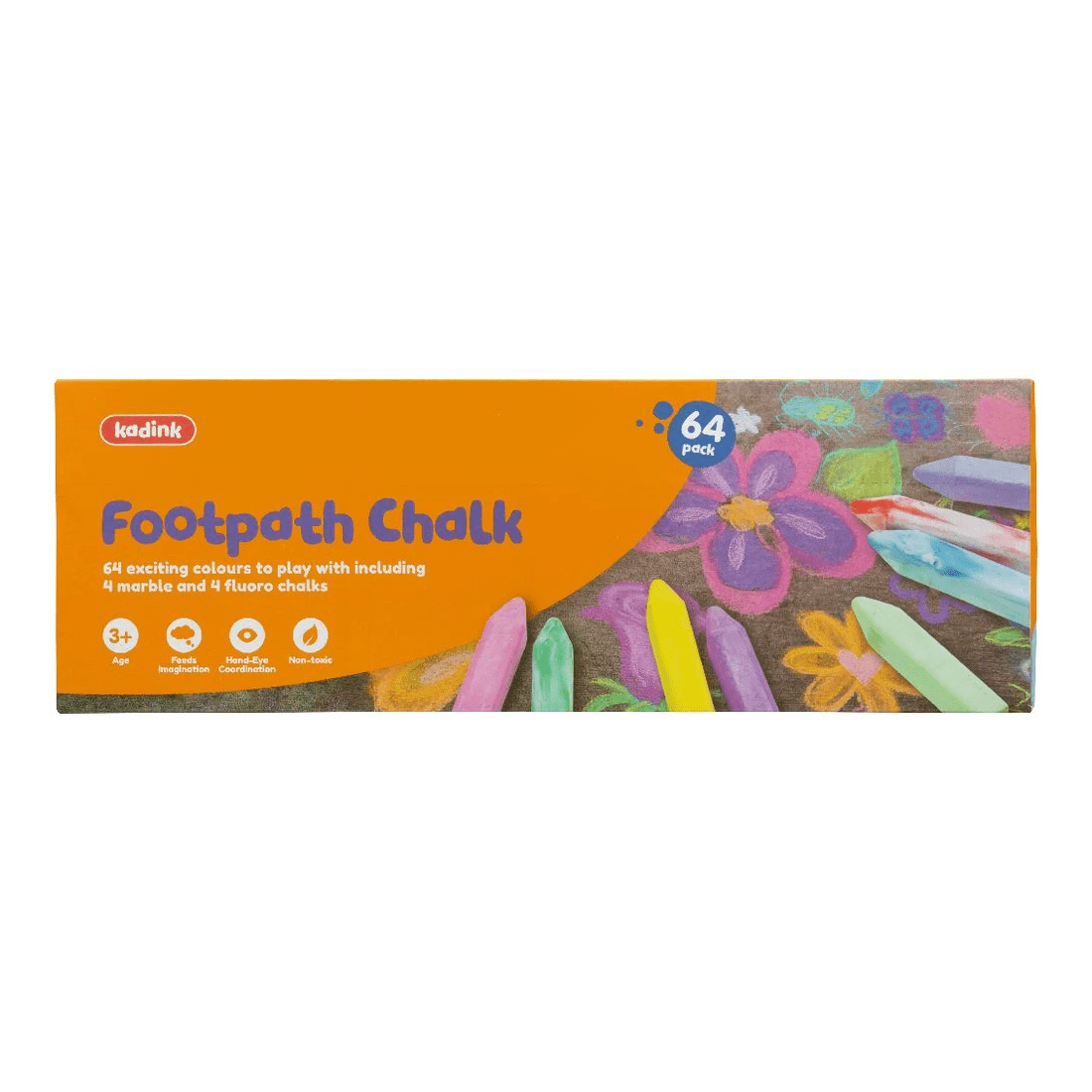 5 Kadink Footpath Chalk 64 Pack, 5 of 6