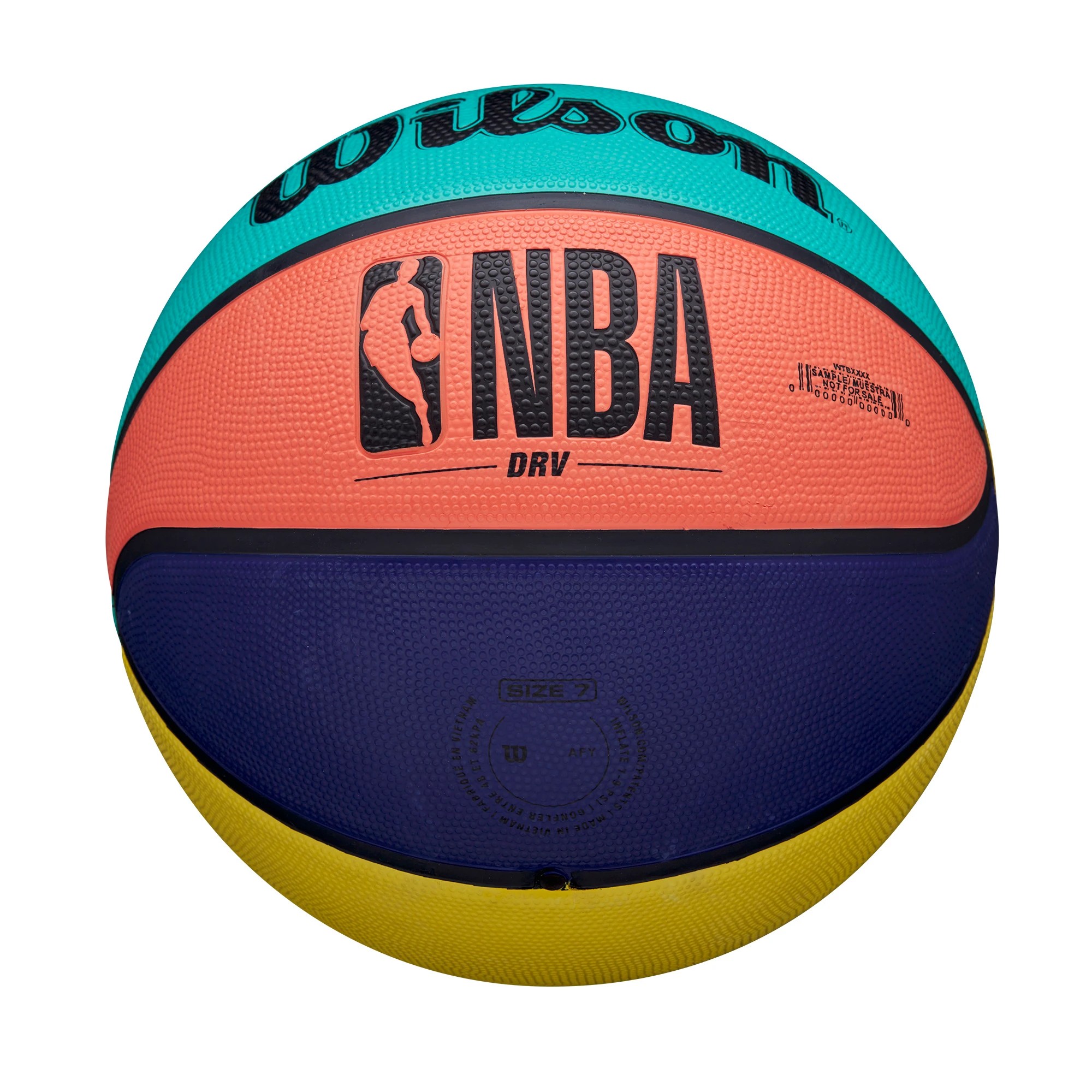 4 Wilson NBA Rainbow Basketball - Size 7, 4 of 5