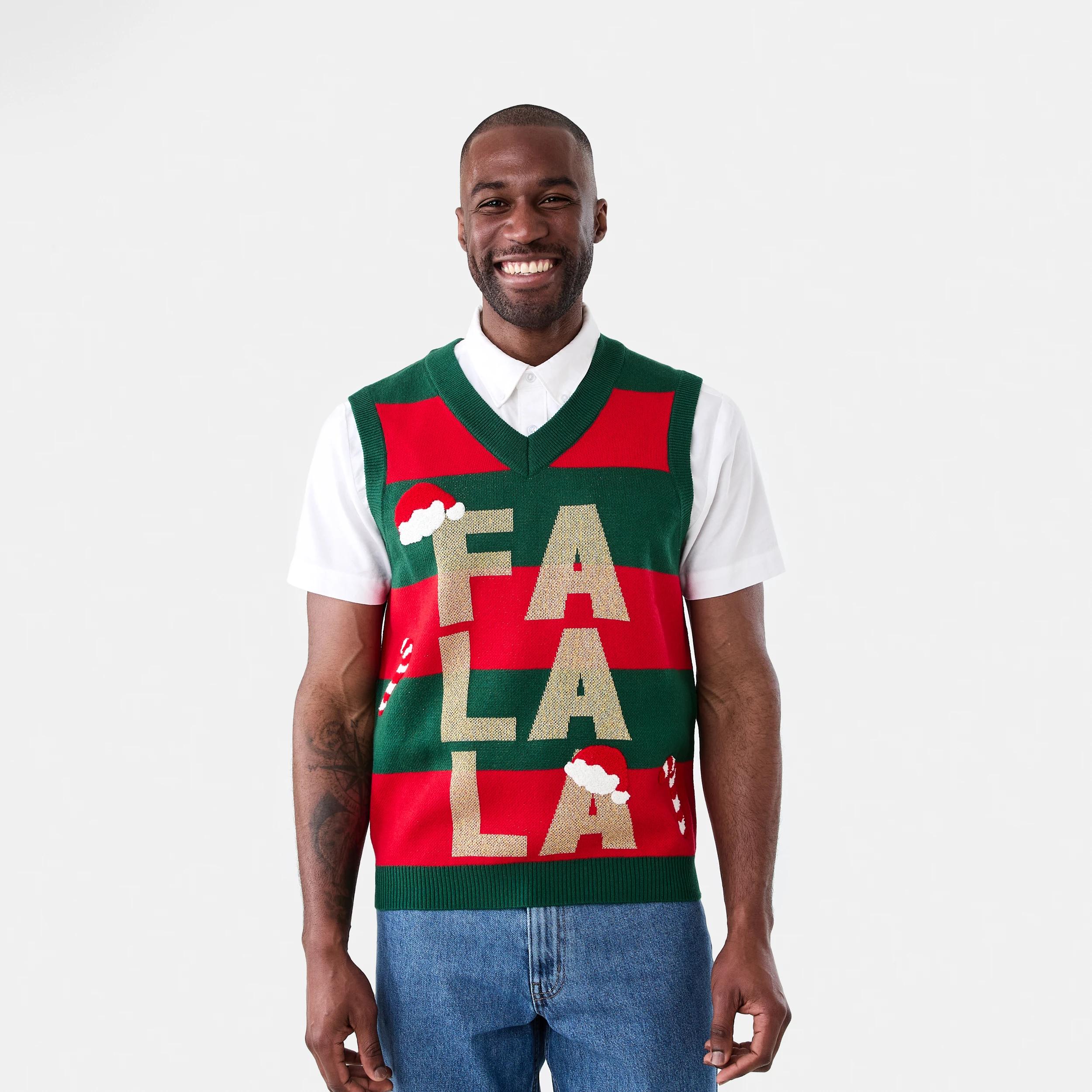 1 Christmas Knit Vest Xmas Fala, 1 of 7