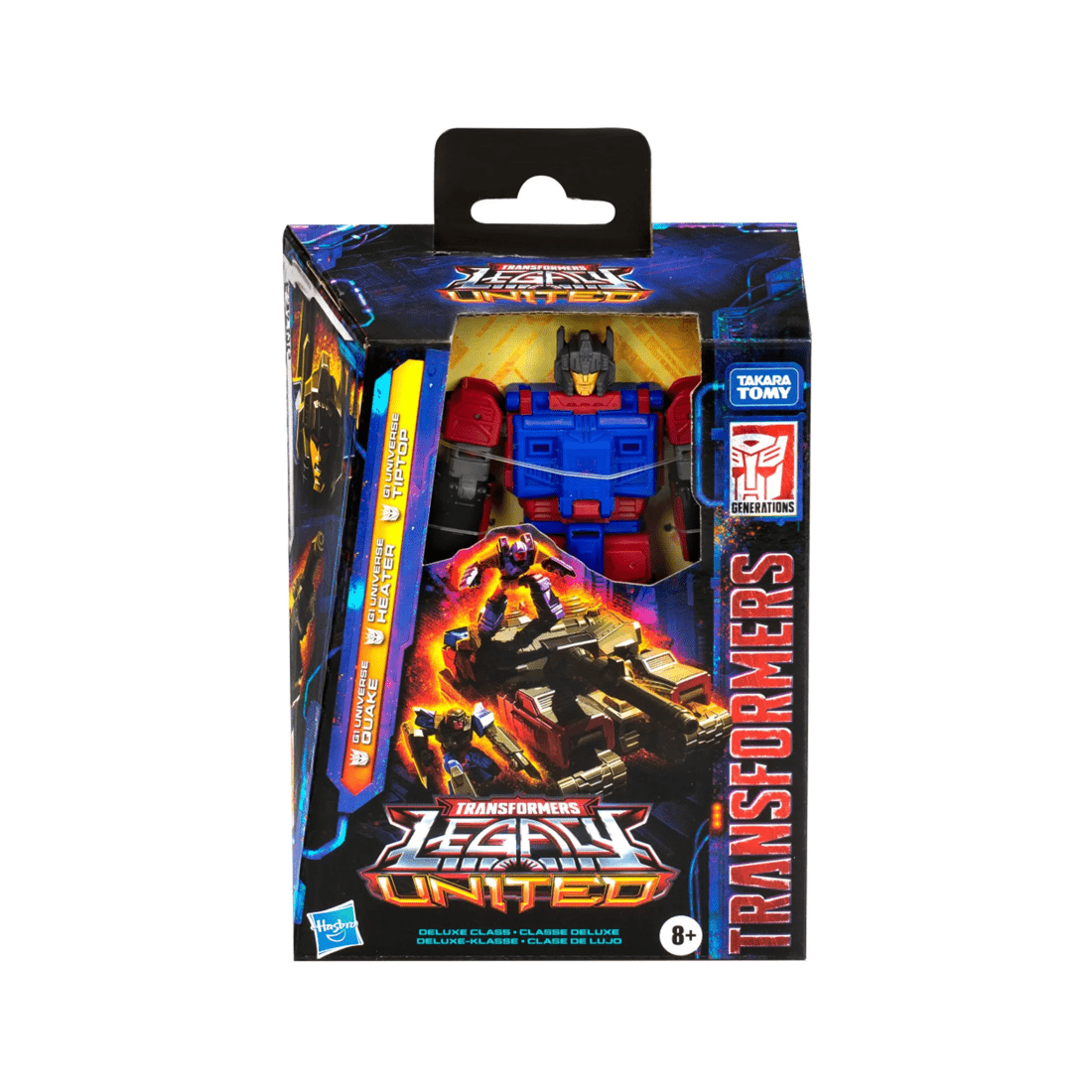 1 Hasbro Transformers Legacy United G1 Universe Quake Deluxe Class Action Figure, 1 of 4