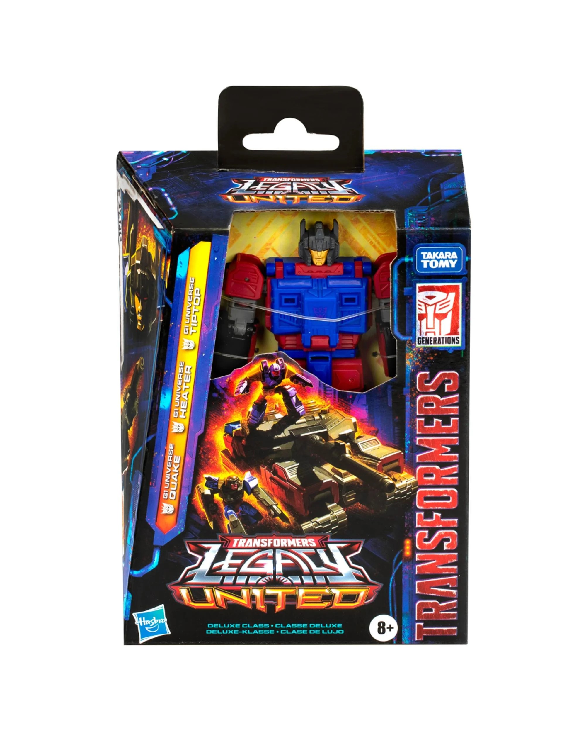 1 Transformers Legacy United G1 Universe Quake Deluxe Class Action Figure, 1 of 4