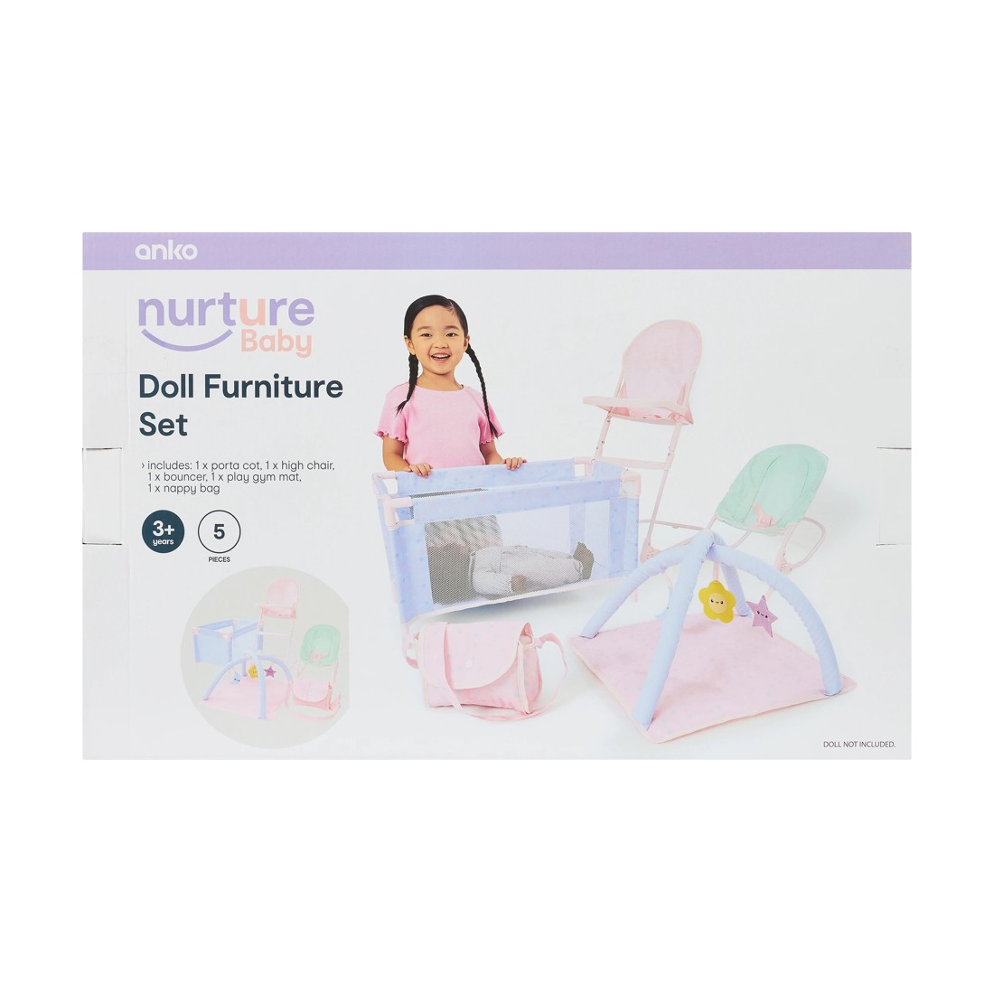 9 5 Piece Doll Furniture Set, 9 of 9