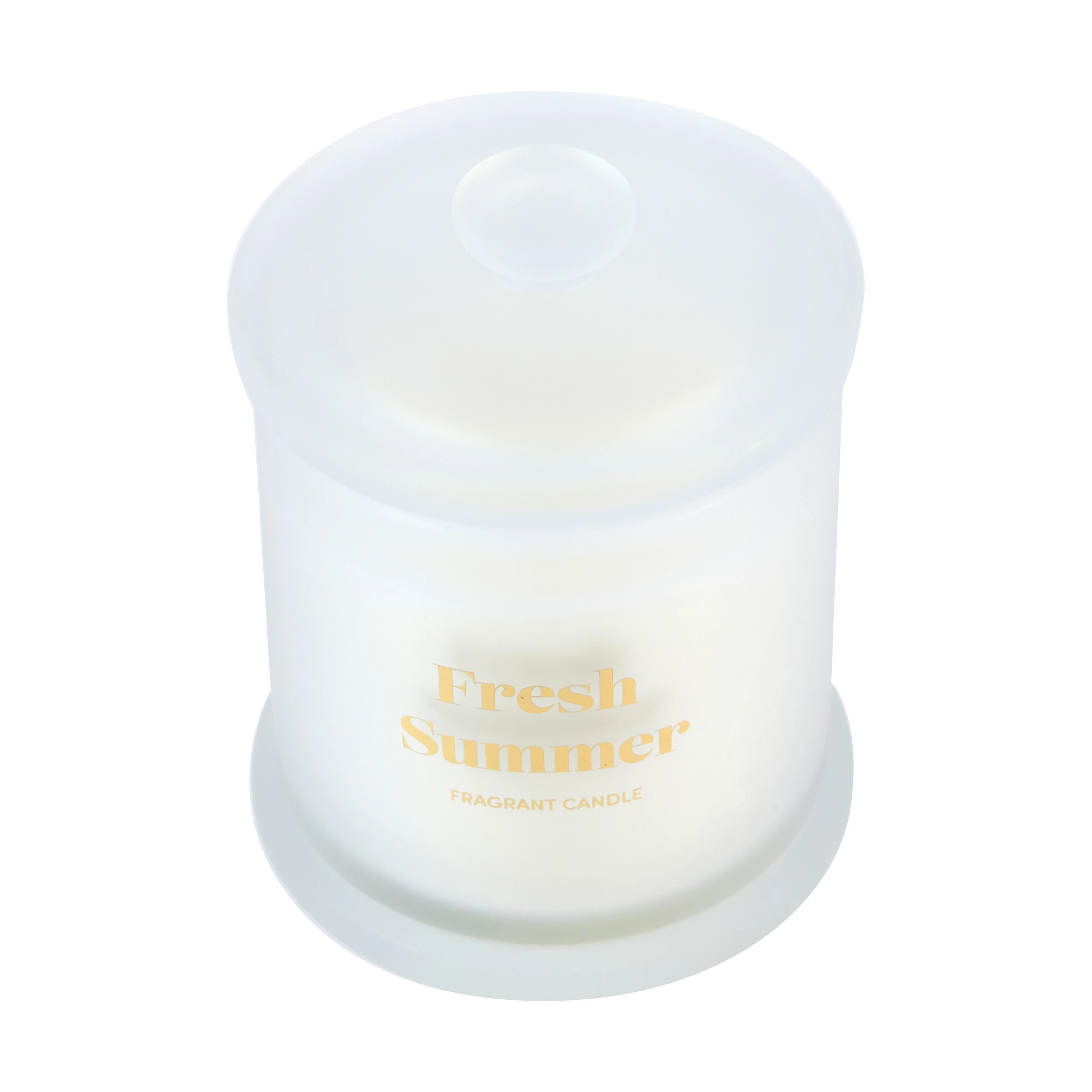 4 Fresh Summer Bergamot and Sage Fragrant Glass Boxed Candle, 4 of 6