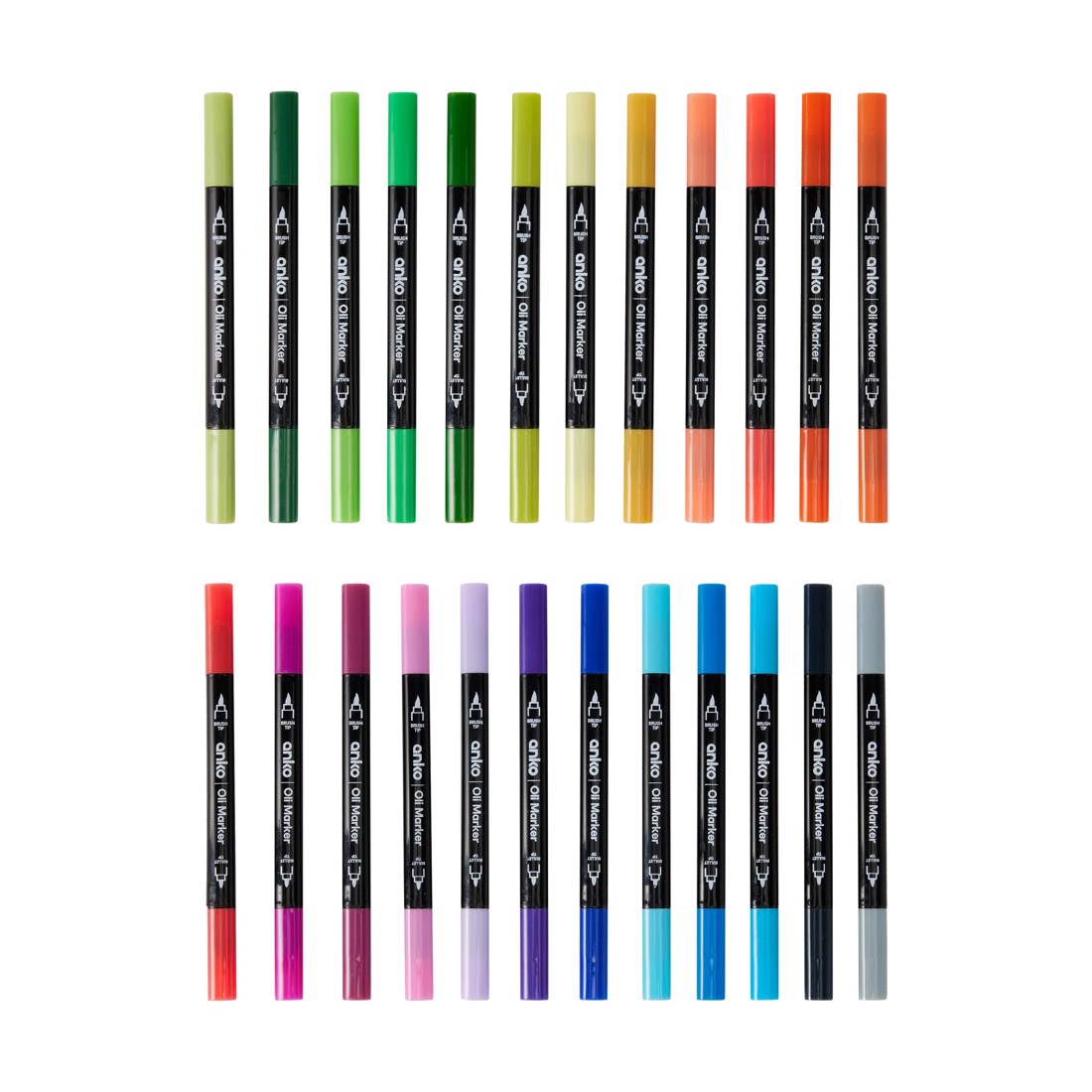 2 24 Pack Dual-Tip Oil Marker Set, 2 of 5