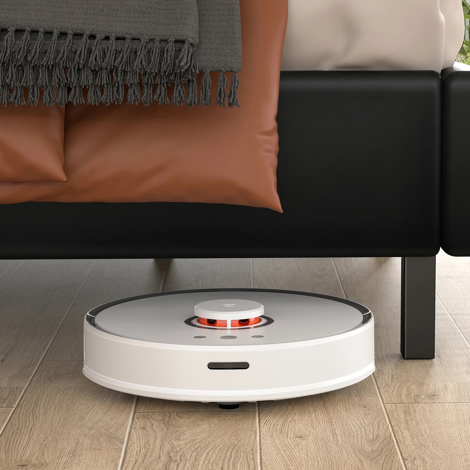 8 Alfordson Bed Frame Queen Size Mattress Base Foundation Leather Basel - Black, 8 of 10