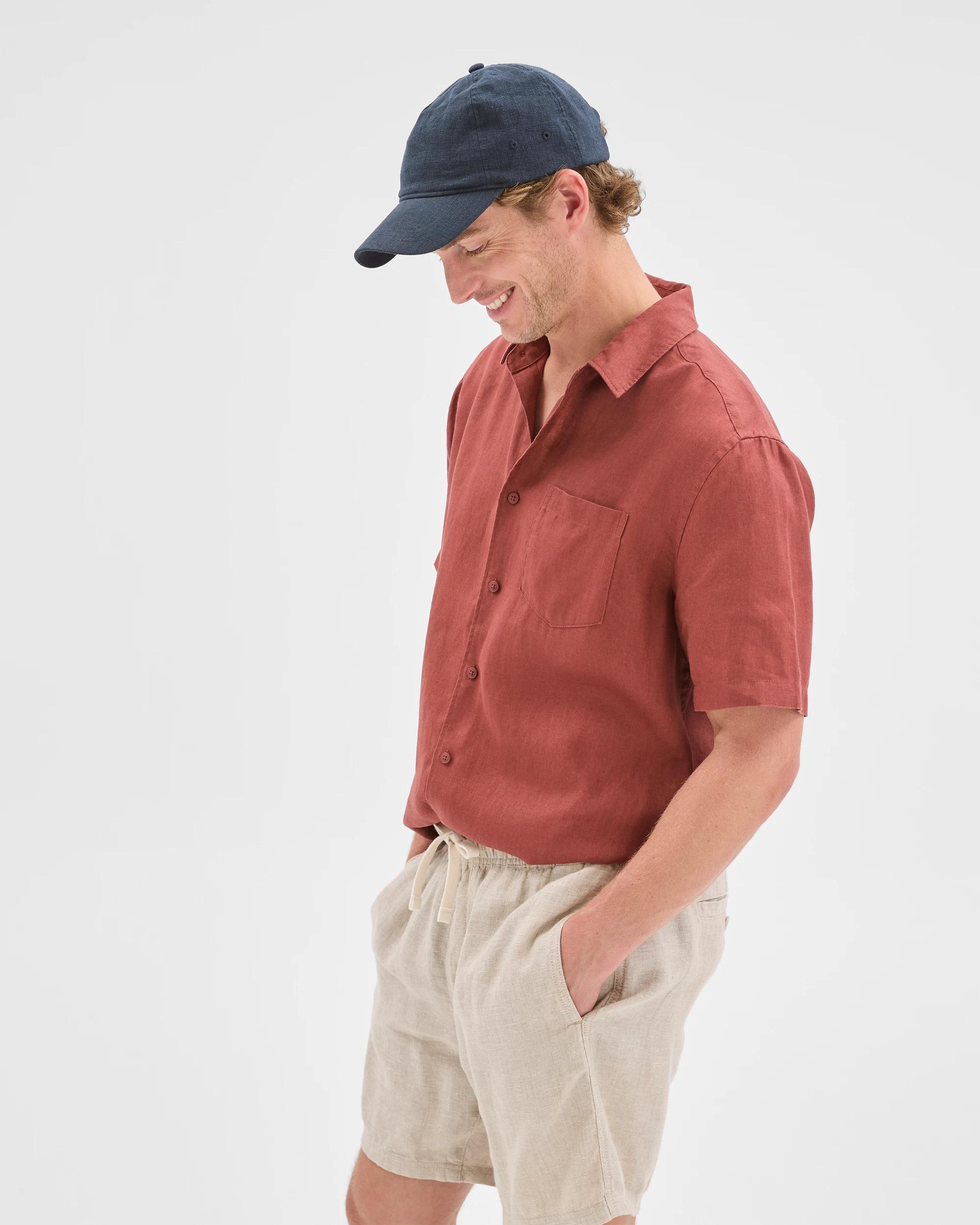 2 Target Man European Linen Shorts STONE, 2 of 5