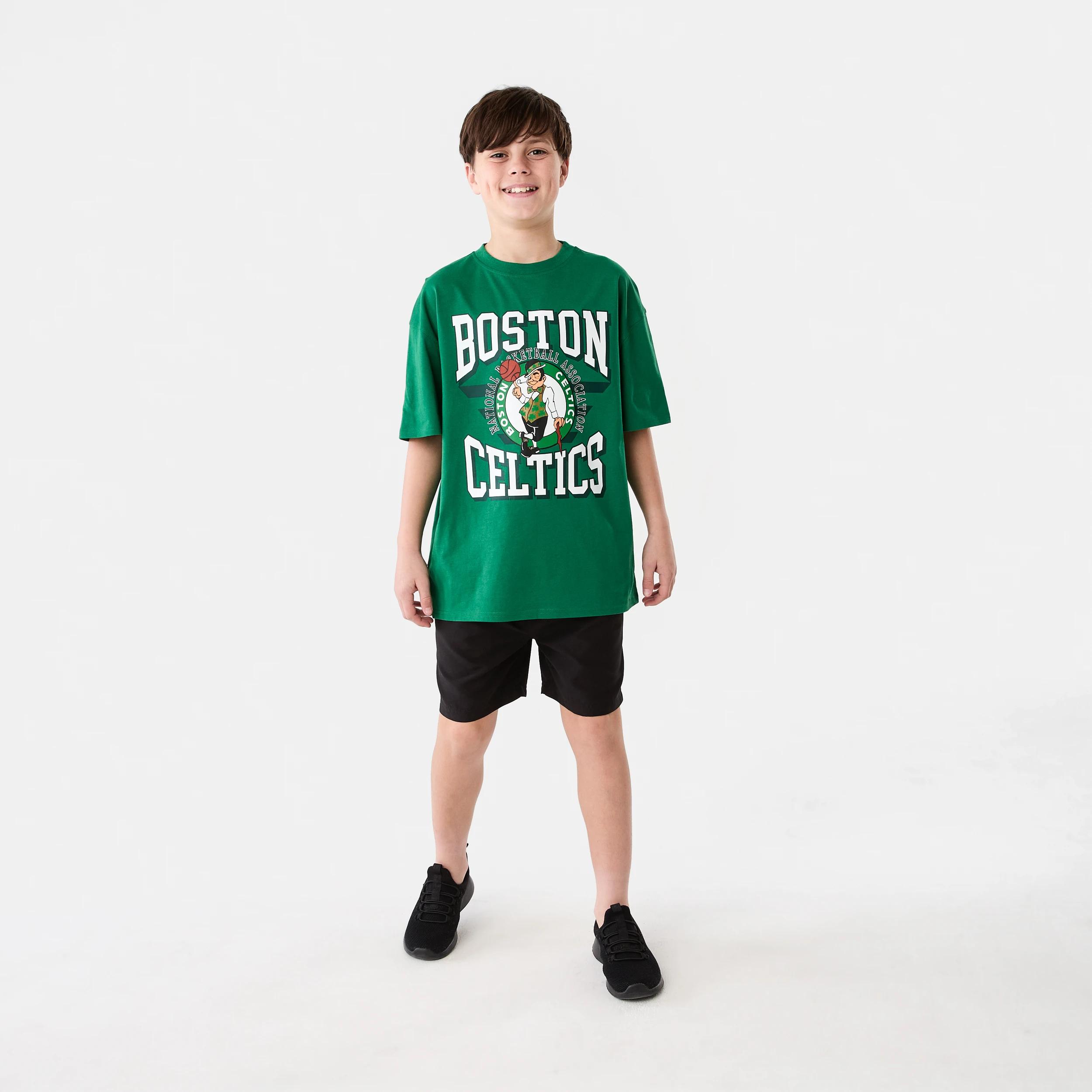 6 Official NBA Kids T-shirt GREEN CELTICS TEE, 6 of 7