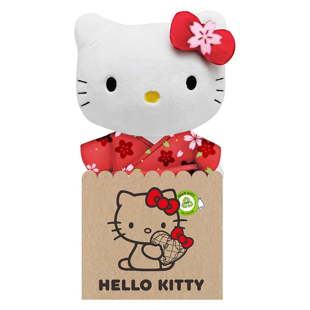 2 Hello Kitty - Kimono Eco Plush 24cm, Soft Toy, 3 years+, 2 of 3