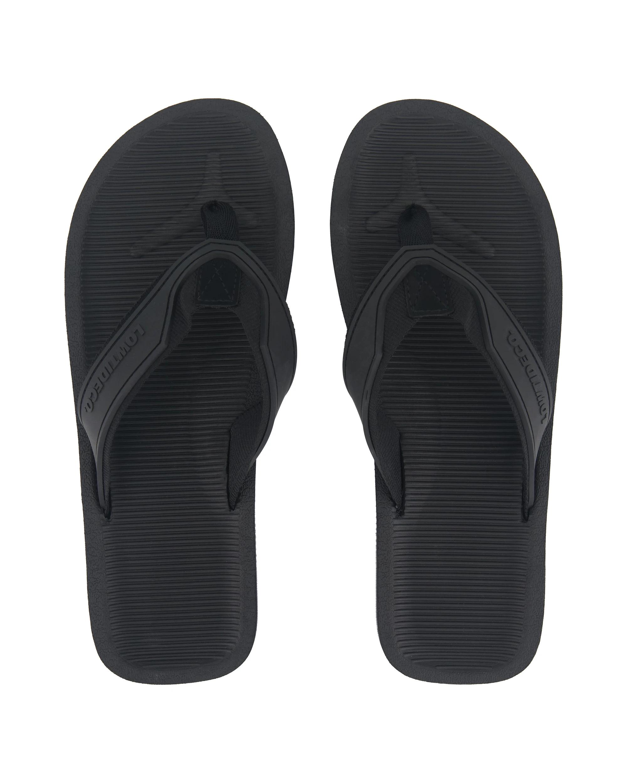 2 Wide Strap Thongs Black, 2 of 3