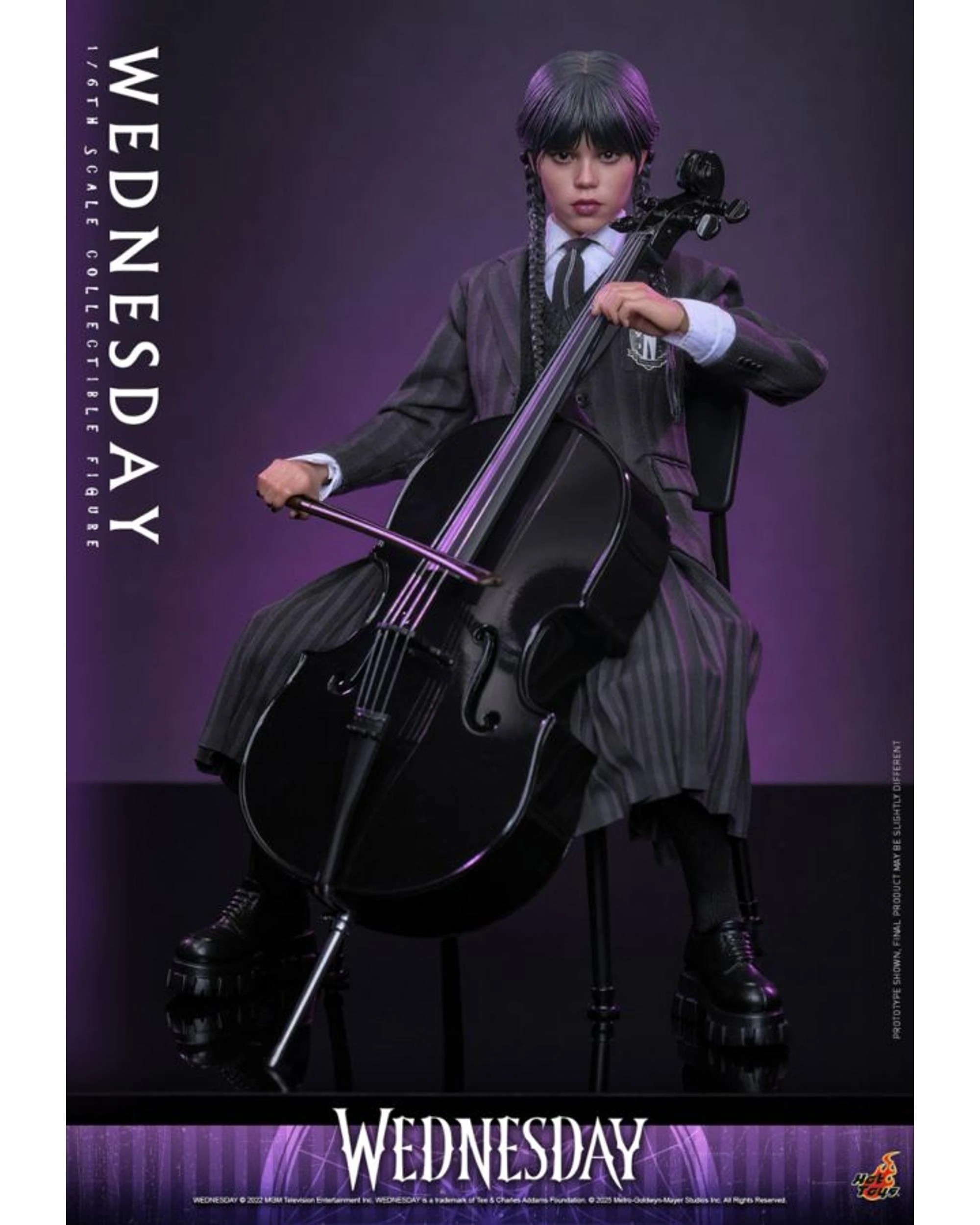 5 Hot Toys Wednesday Wednesday Addams 1:6 Scale 10 inch Action Figure, 5 of 9