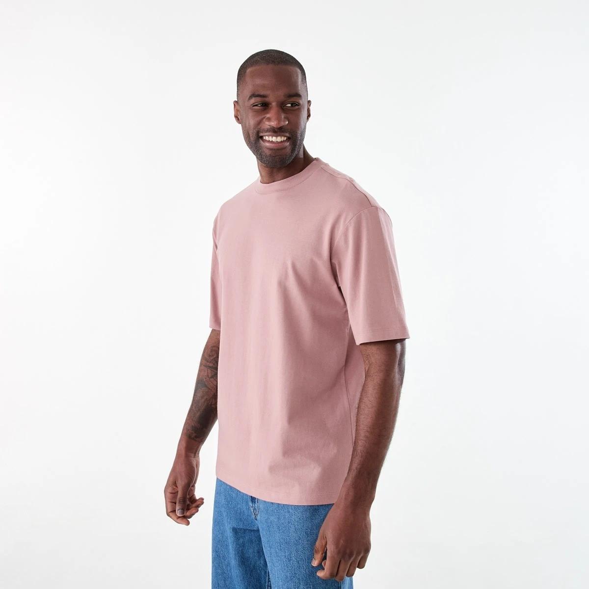 2 Oversized Heavyweight T-shirt SOFT FAWN, 2 of 6