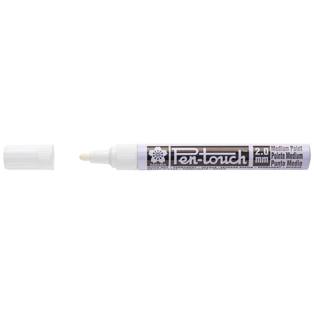 1 Sakura Pen-touch Paint Marker 2mm White, 1 of 5