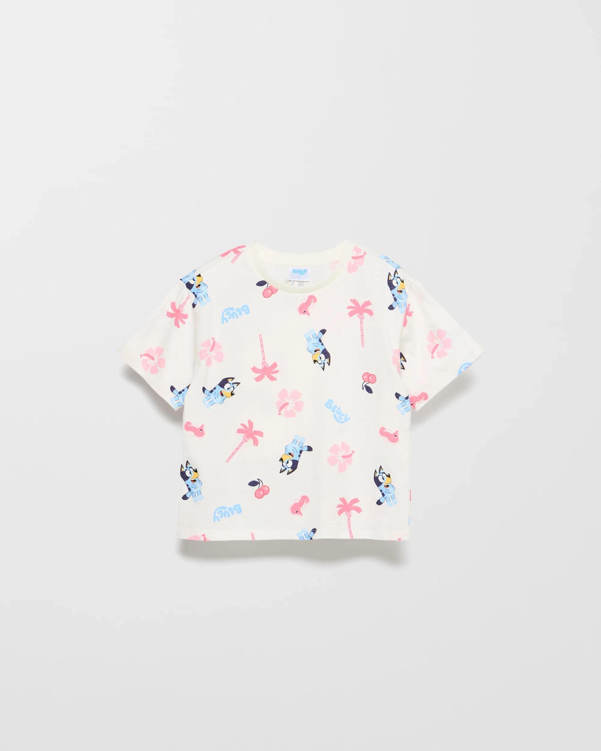 2 Australian Cotton Bluey T-shirt 2 Pack YELLOW, 2 of 4