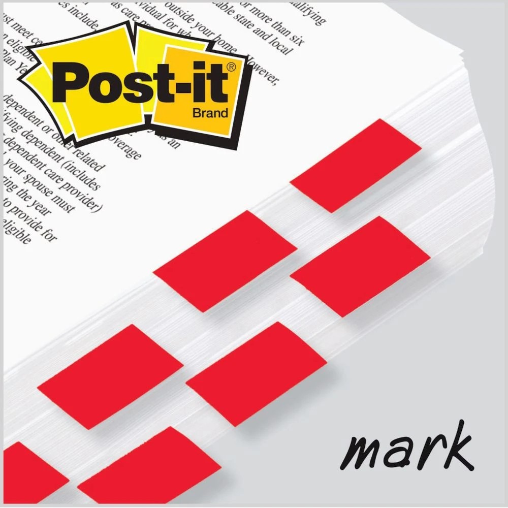 6 Post-it Flags 25x43mm Red 2 Pack, 6 of 7