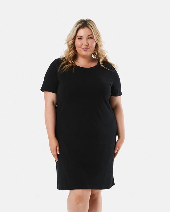 Curve Short Sleeve T-shirt Dress