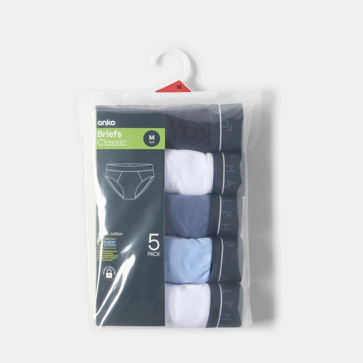 10 5 Pack Attached Elastic Hipster Briefs CLASSICAL, 10 of 10