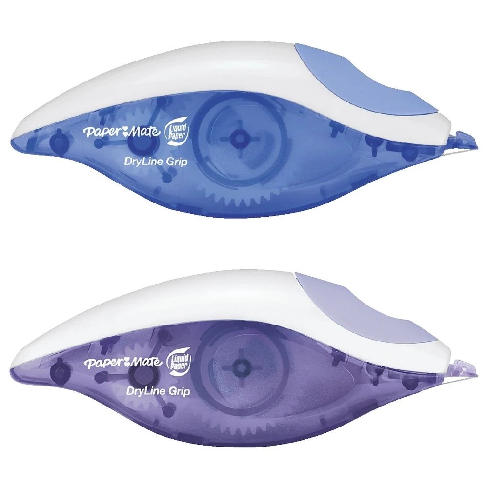 2 Liquid Paper Dryline Correction Tape 5mm x 8.5m Blue 2 Pack, 2 of 3